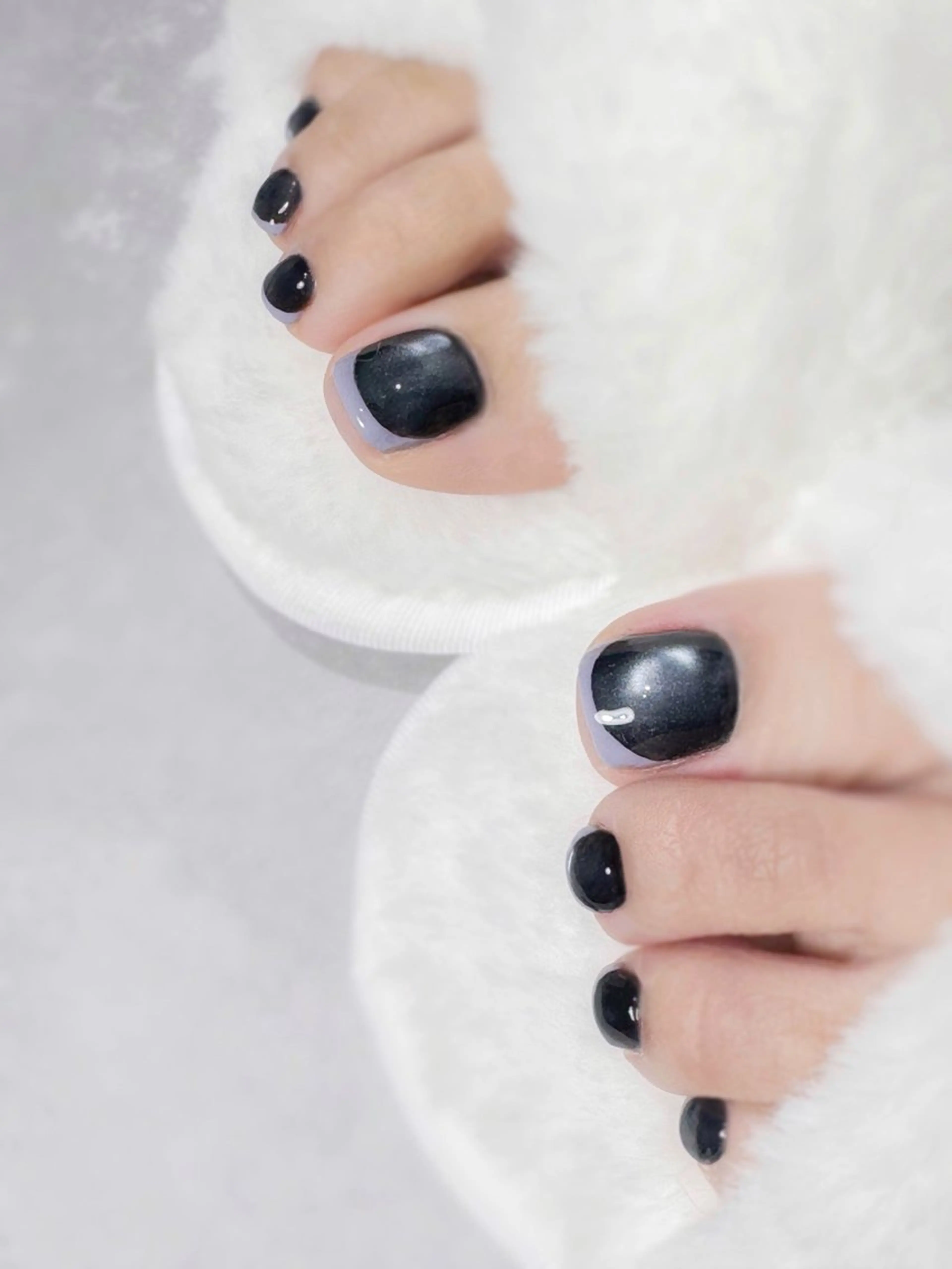 ミディアム フットネイル Re nailのネイルデザイン