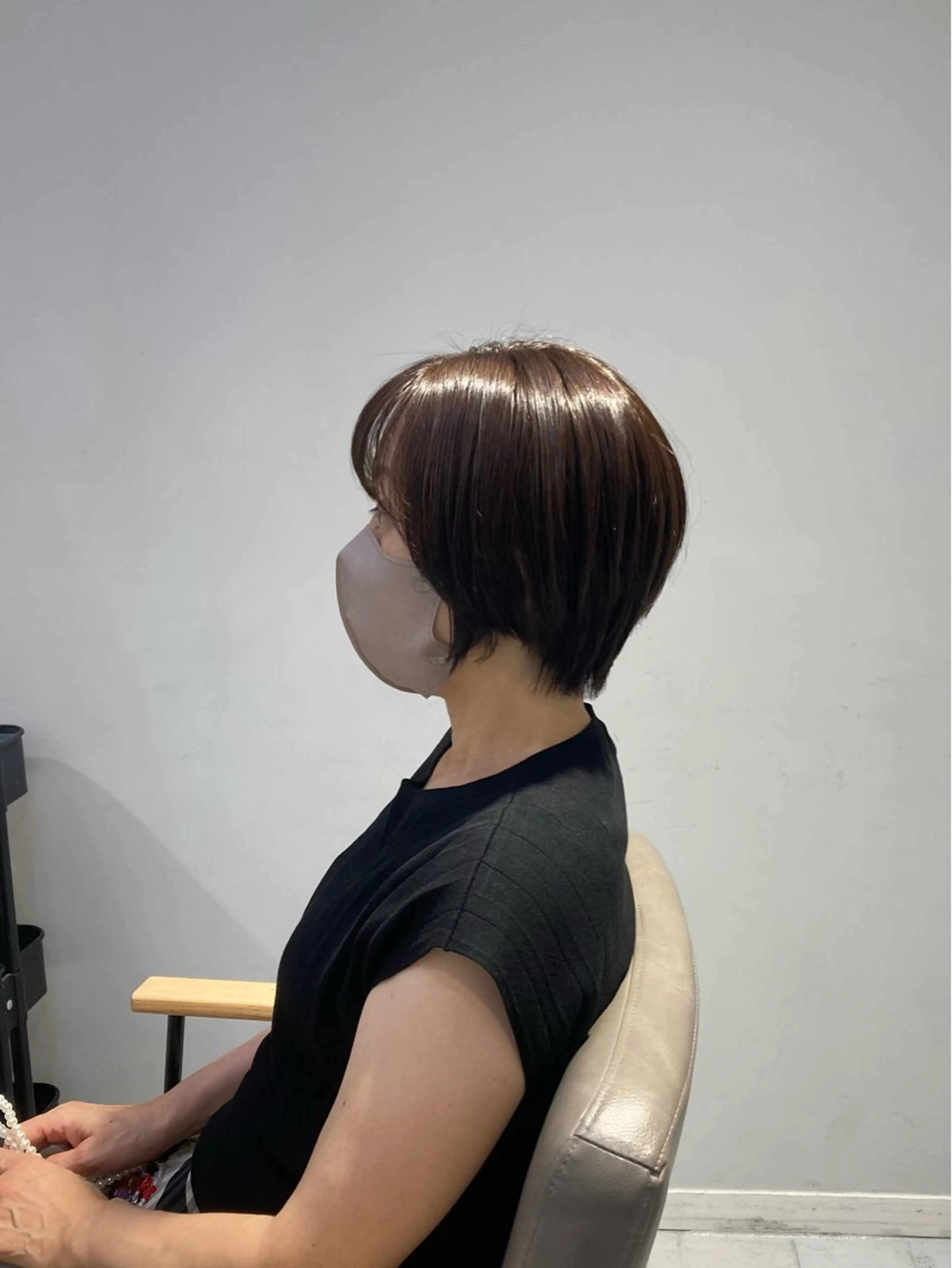 ショート カット ヘアカラー トリートメント 🫧ゆうき🪽 髪質改善/ハイライトのヘアスタイル