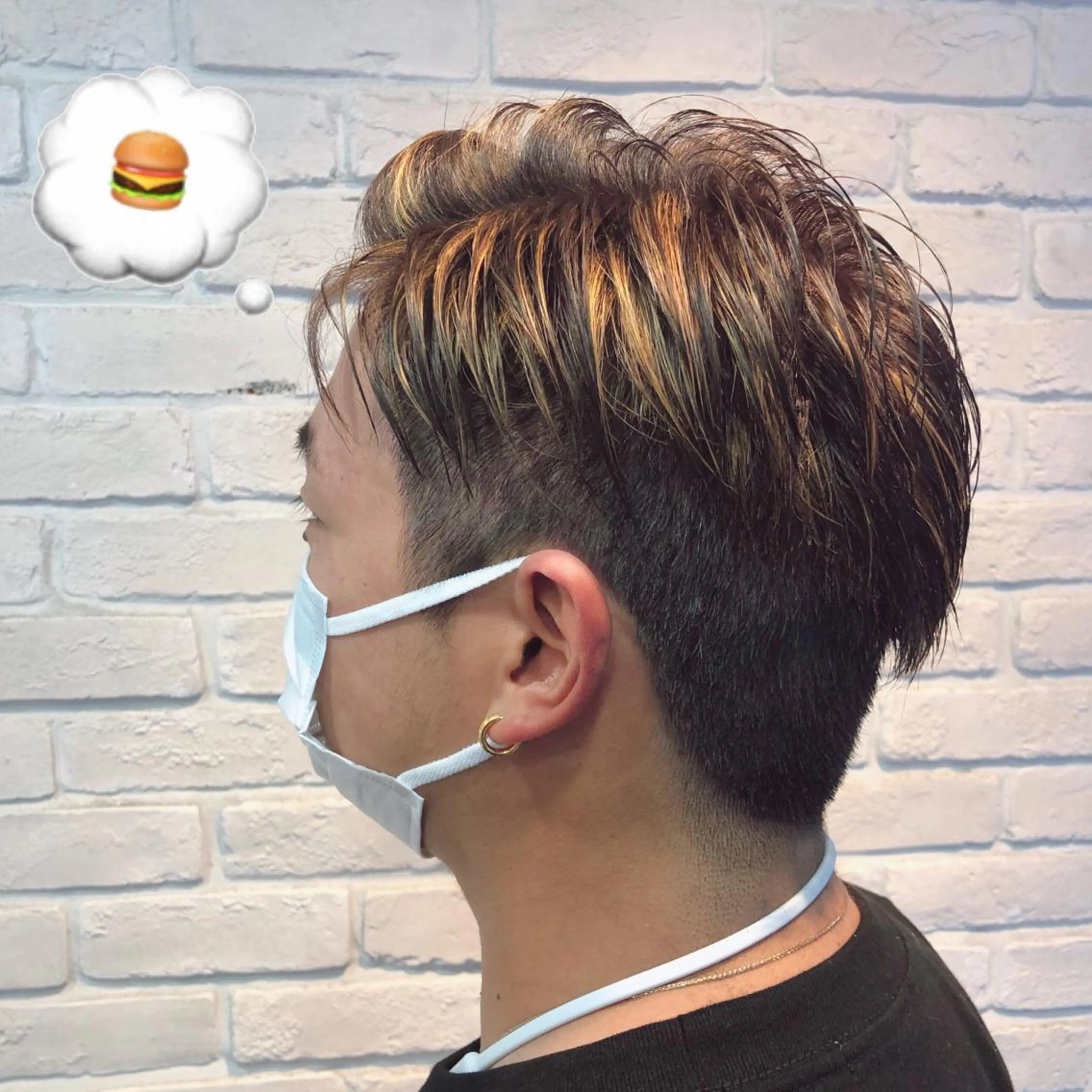 ショート カラー メンズ メンズハイライト ハイライトカラー ハイライト 🌺ウルフカット職人 新垣渚🐺のヘアスタイル