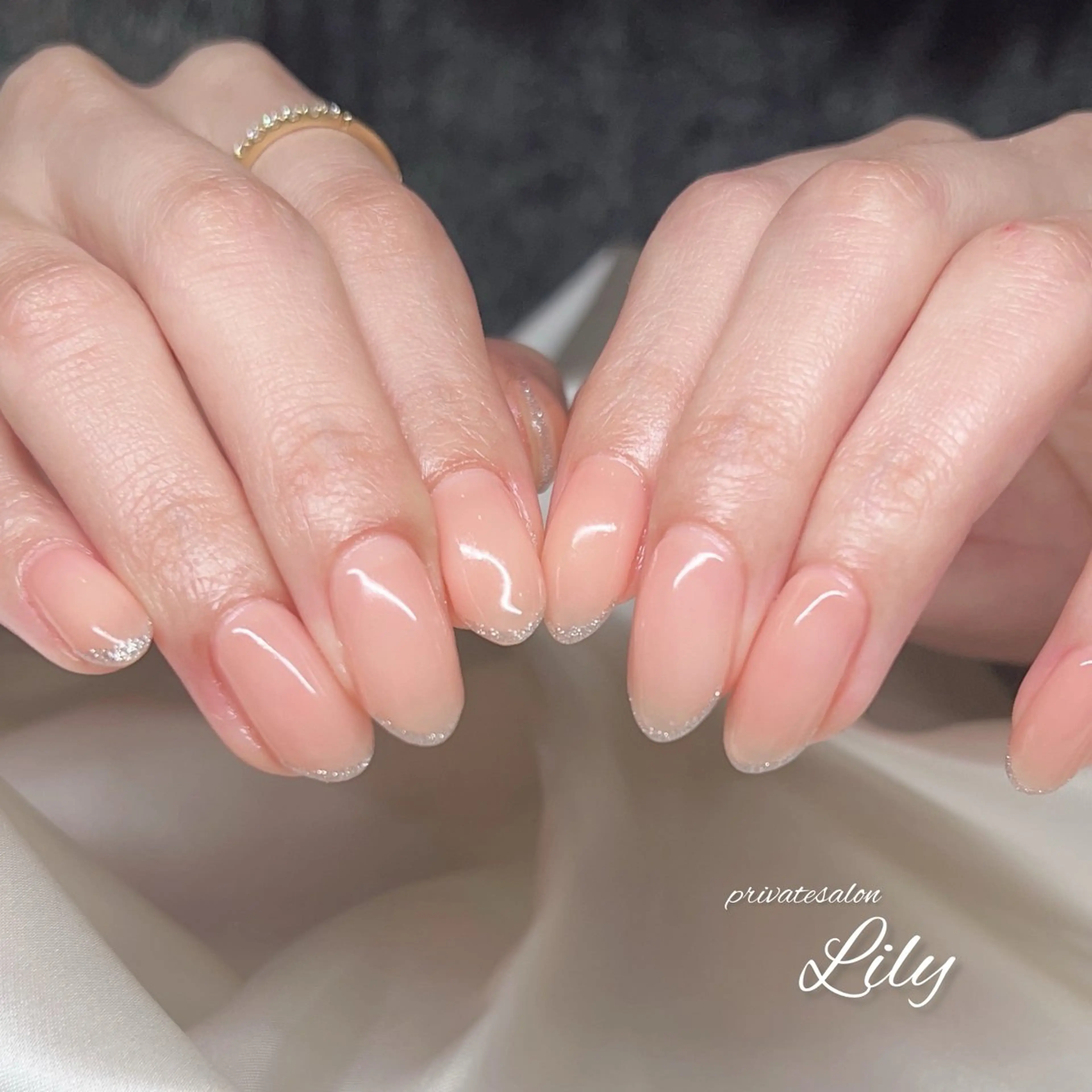 ネイル ラメ(グリッター) ワンカラーネイル ハンドネイル salon Lilyのネイルデザイン