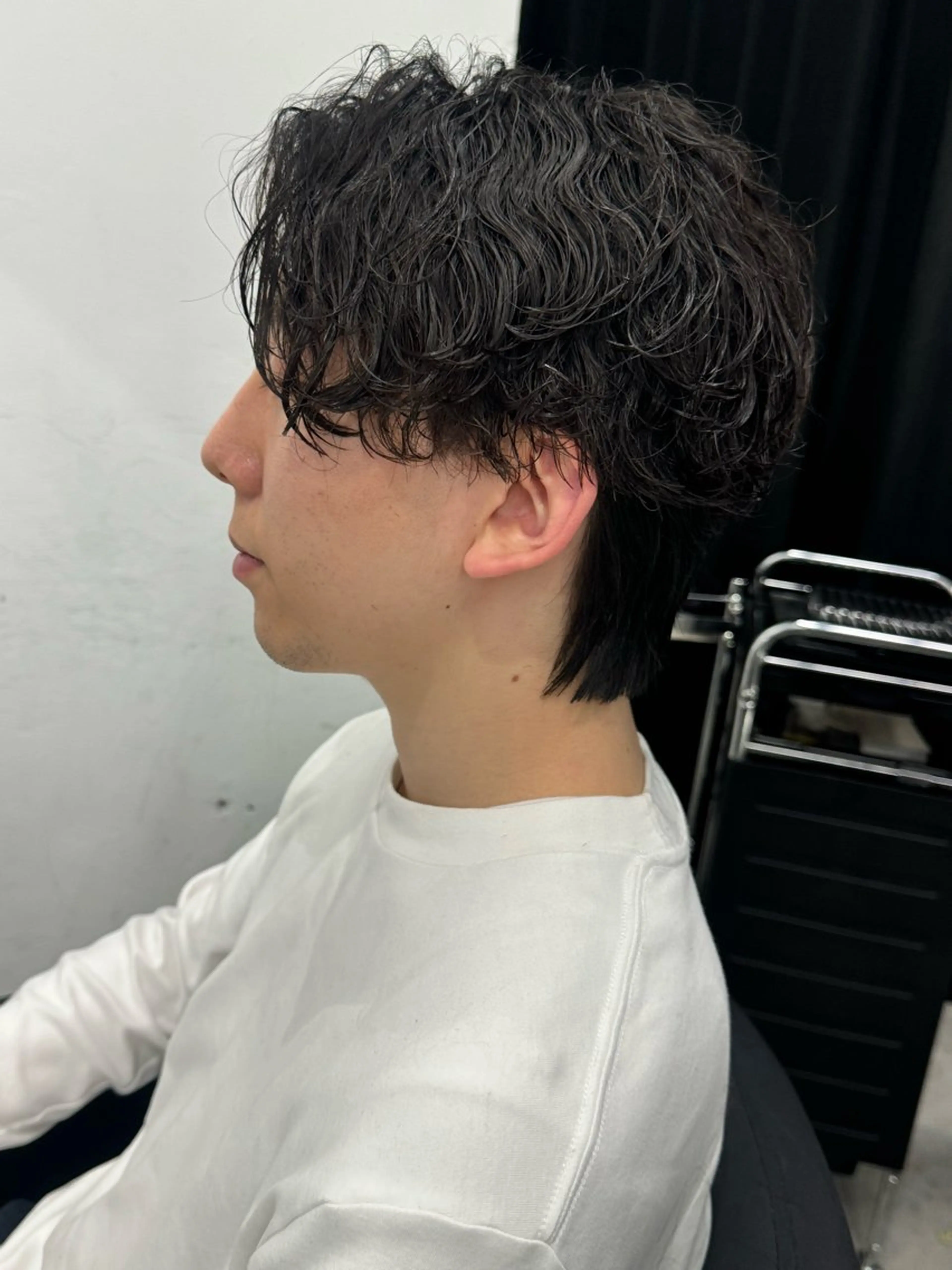 ショート パーマ メンズ カット パーマ トリートメント ヘアセット Pia/KIRIA /福岡美容室のヘアスタイル