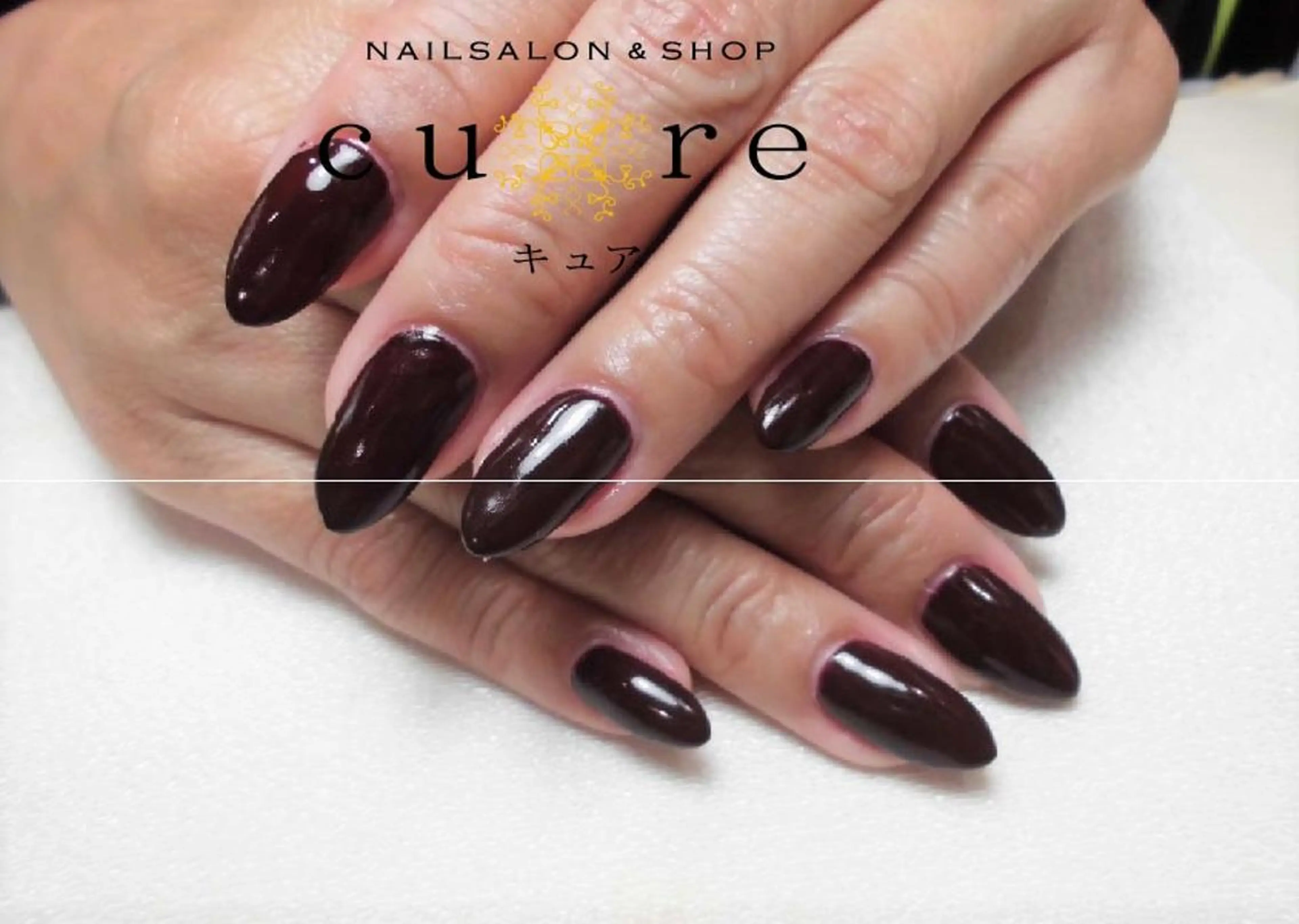 ミディアム ネイル ハンドネイル ネイルサロン Cureのネイルデザイン
