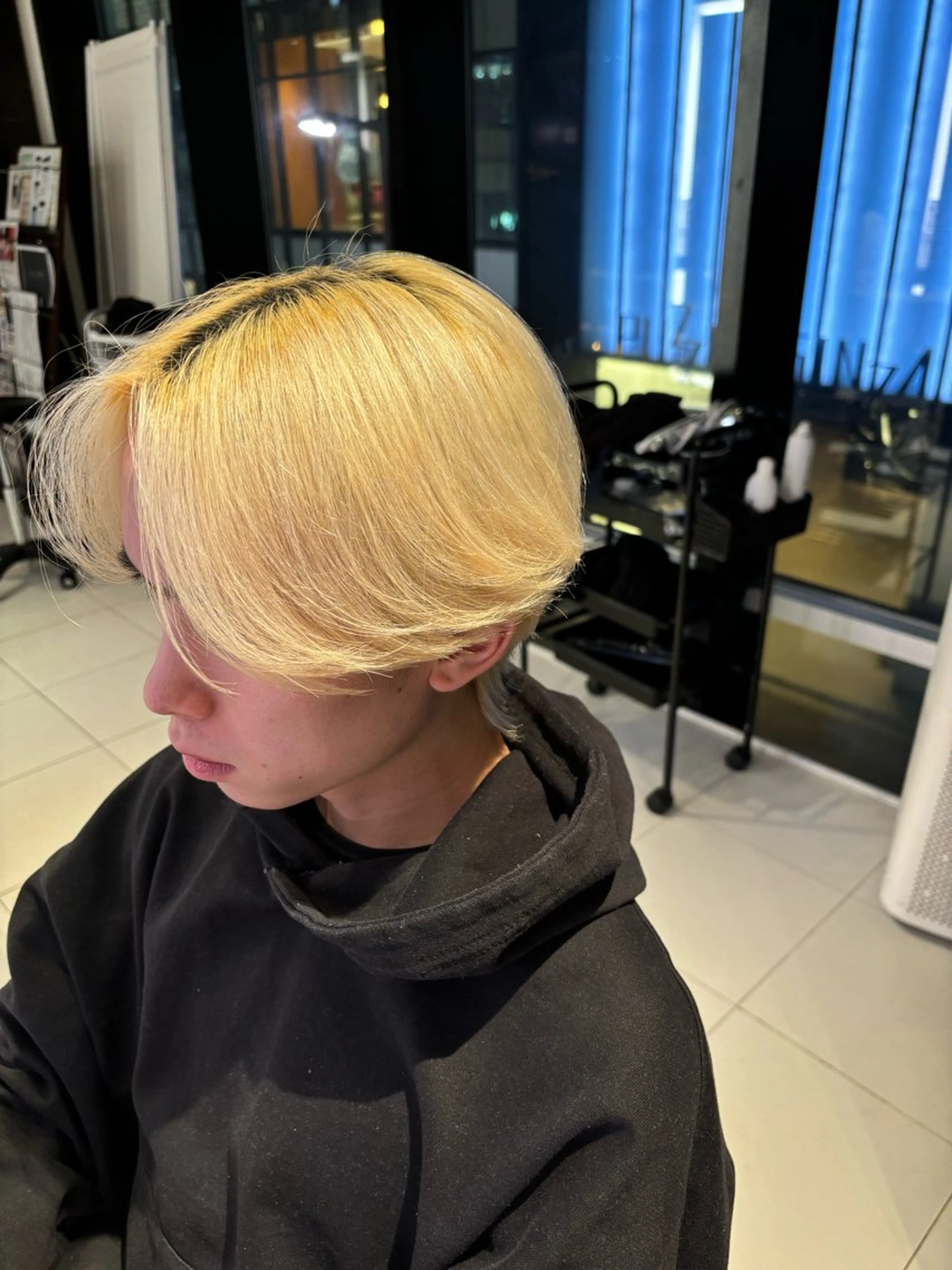 ミディアム メンズ カット 野田 聖輝のヘアスタイル