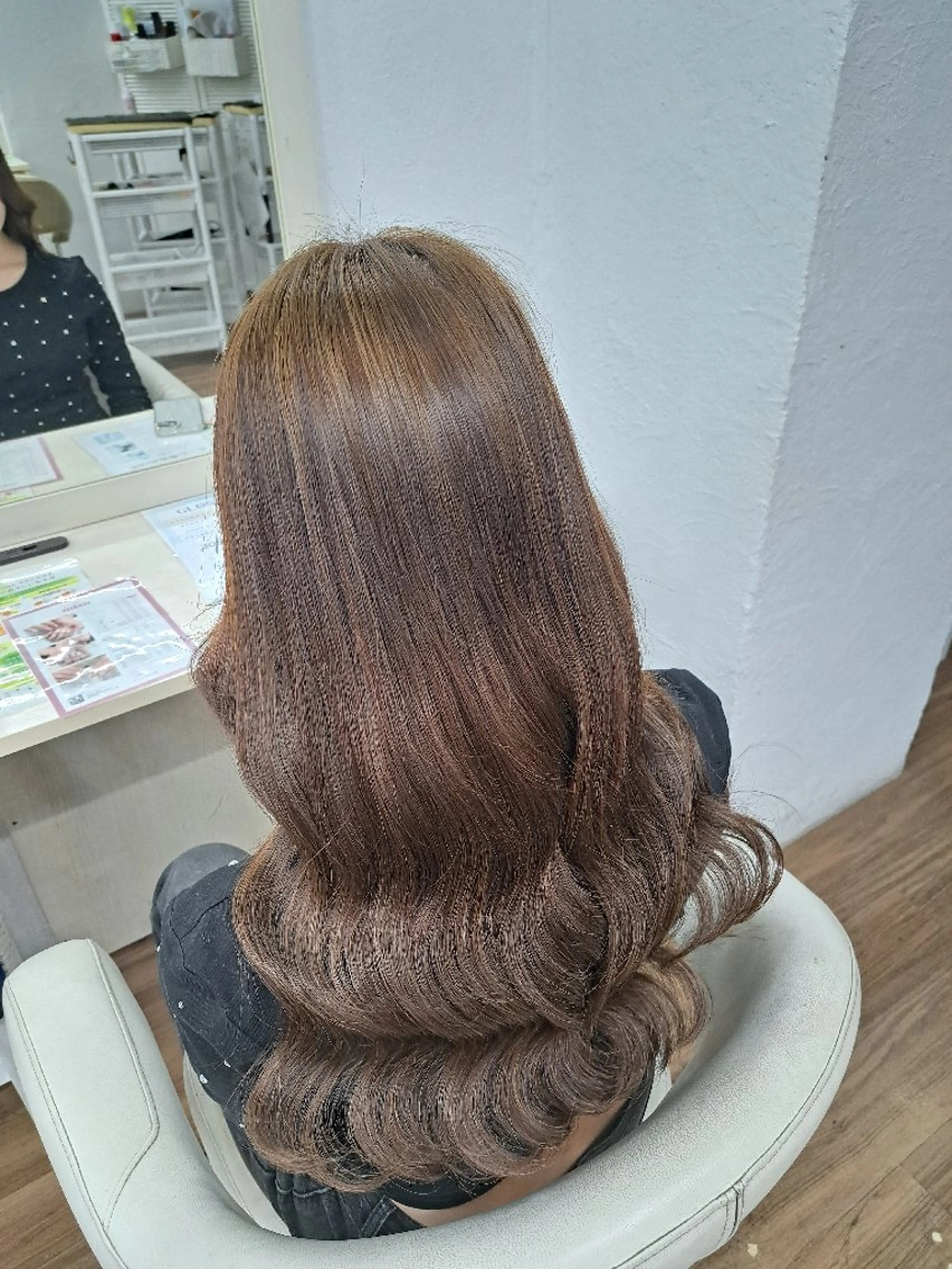 ロング カラー ボブ ロング エクステ GLOSS❤︎ Harunaのヘアスタイル