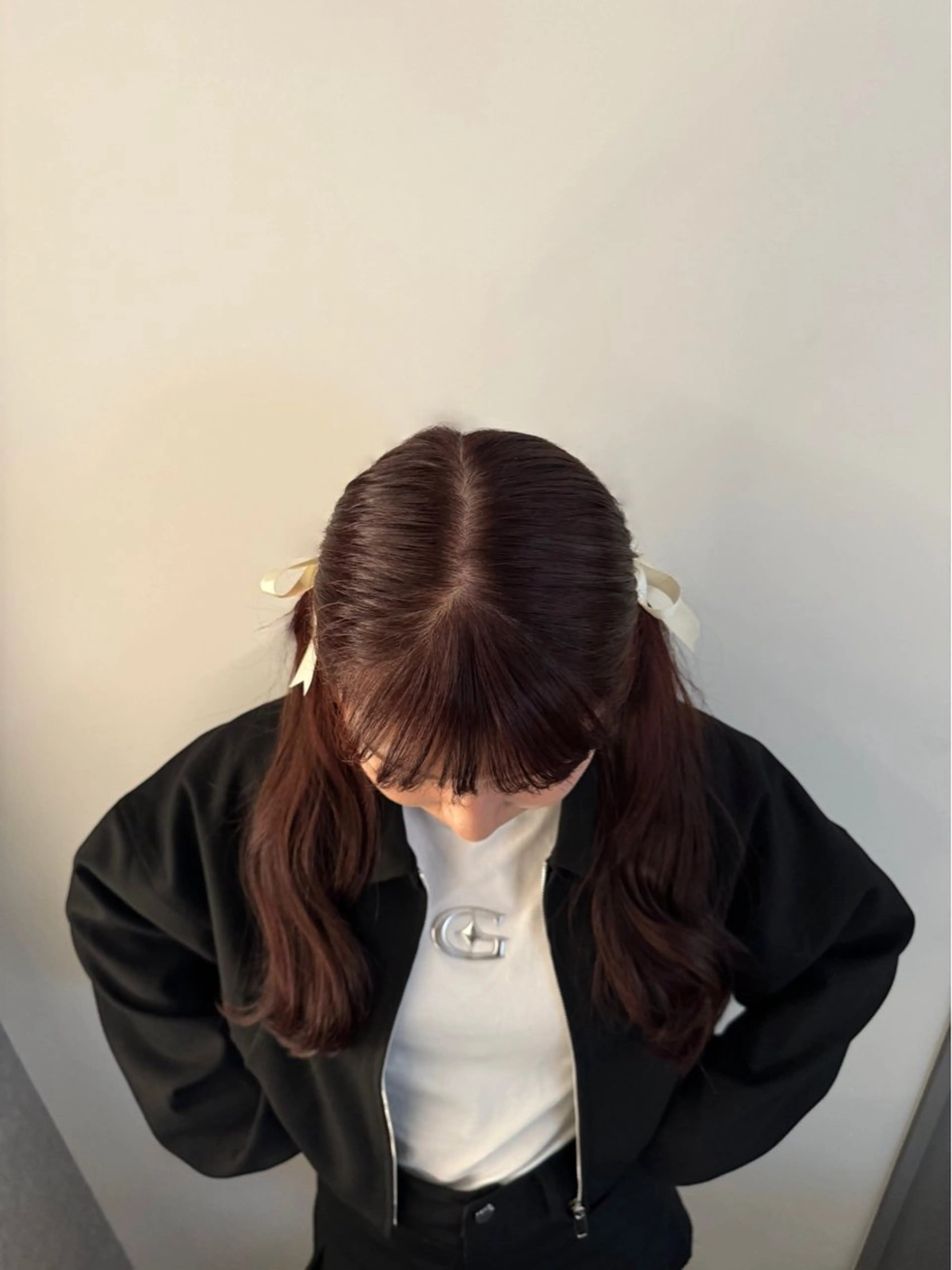 ロング カラー ヘアアレンジ レッドカラー ヘアカラー Beige+Rr salon EBISU所属・🩶 Kurumi 🩶のヘアスタイル