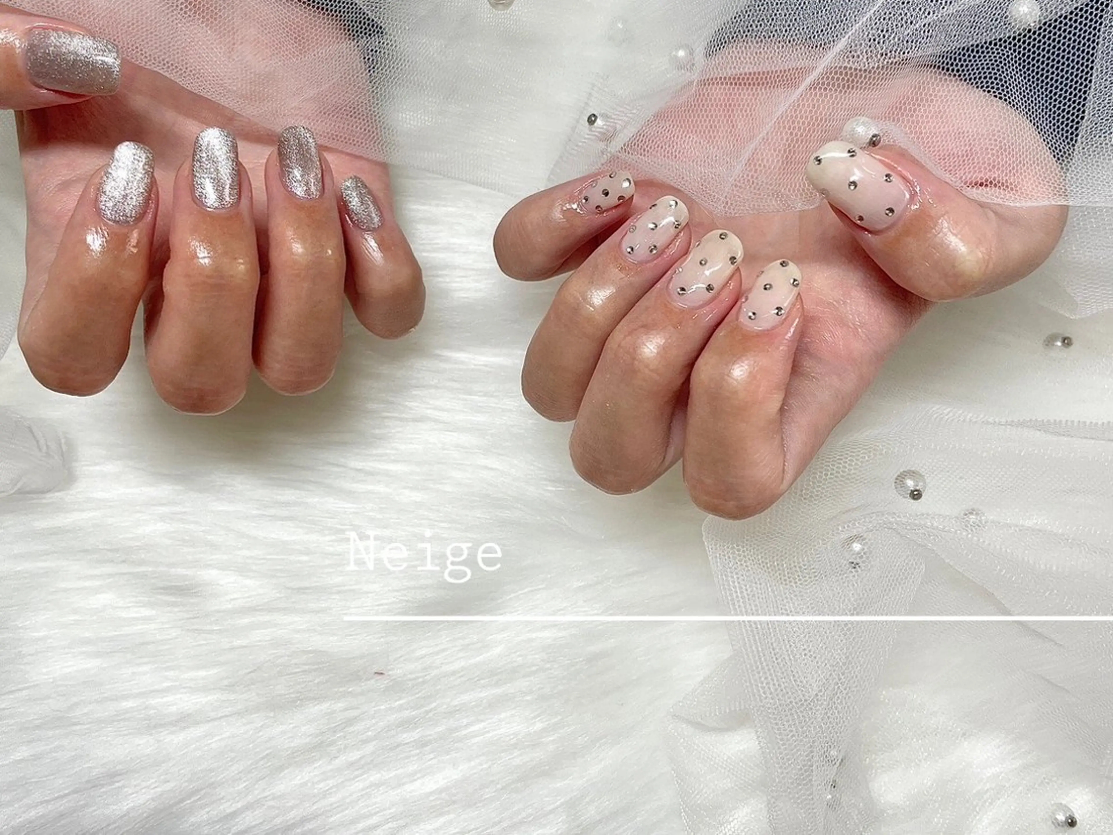 ネイル ハンドネイル Neige‪𓂃ai ＊梅津 / 松尾のネイルデザイン