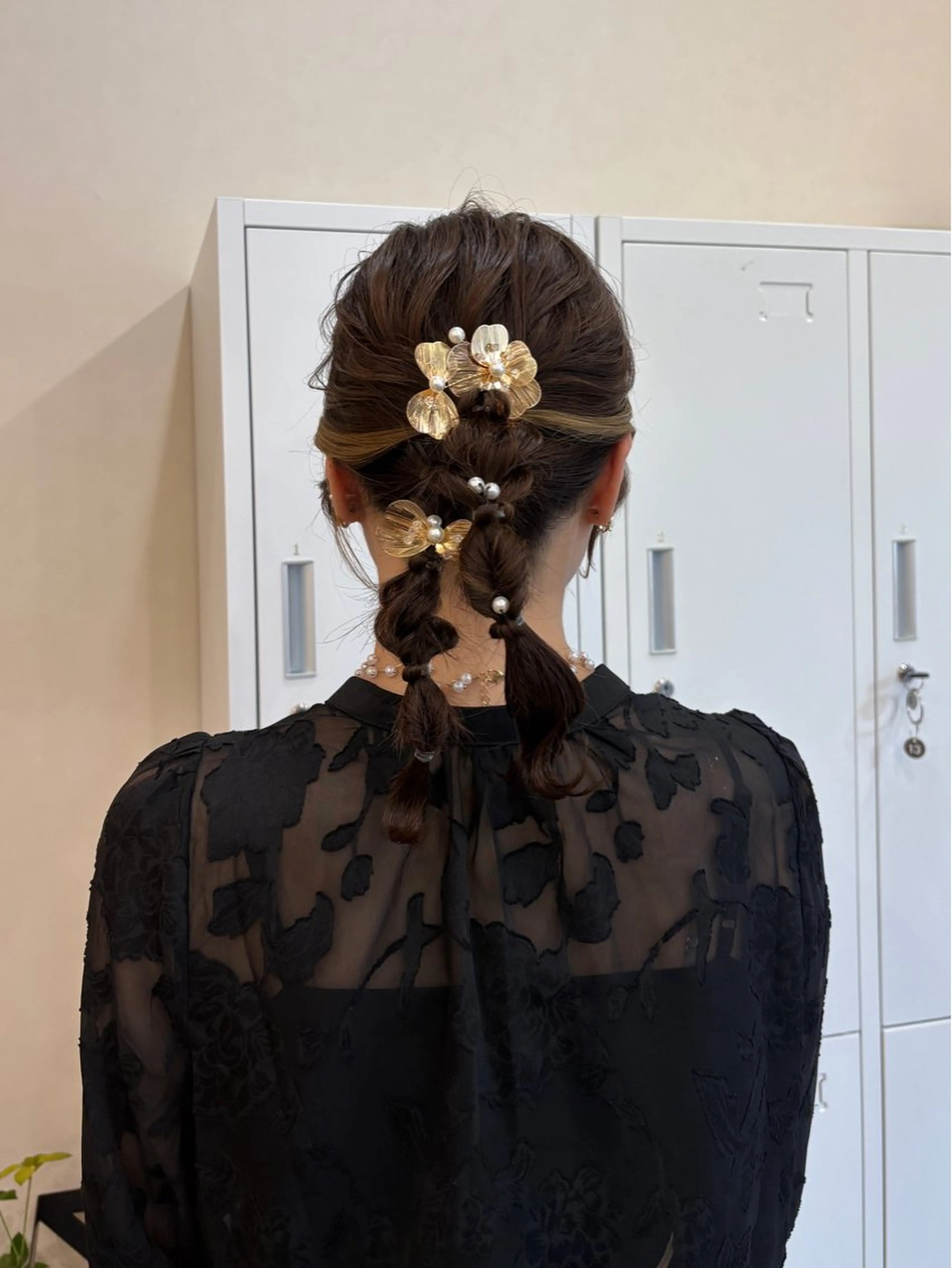 セミロング ヘアセット MIDORI🎀 透明感/ベージュのヘアスタイル