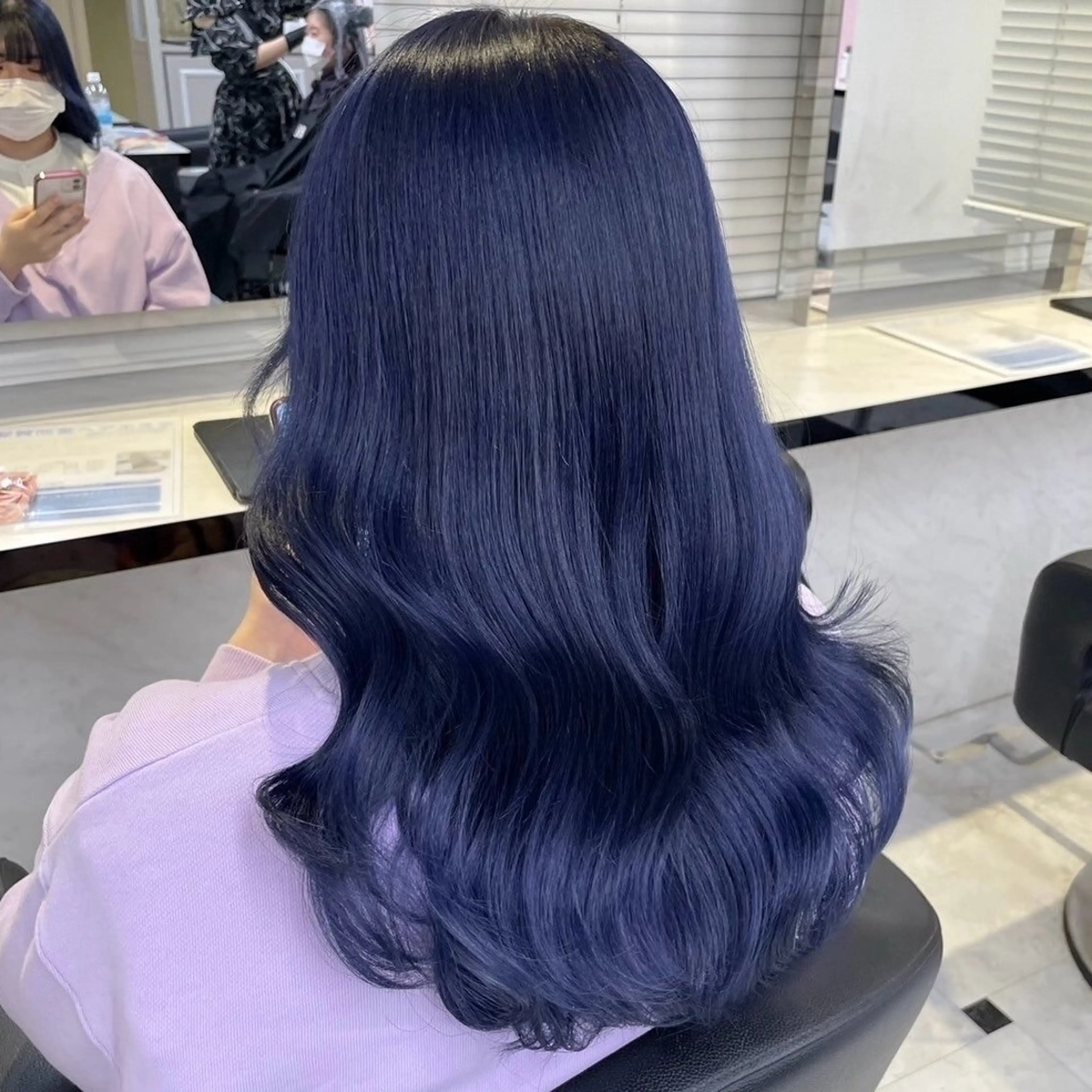 ロング カラー 韓国風艶髪🎀 暖色カラー🤍のヘアスタイル