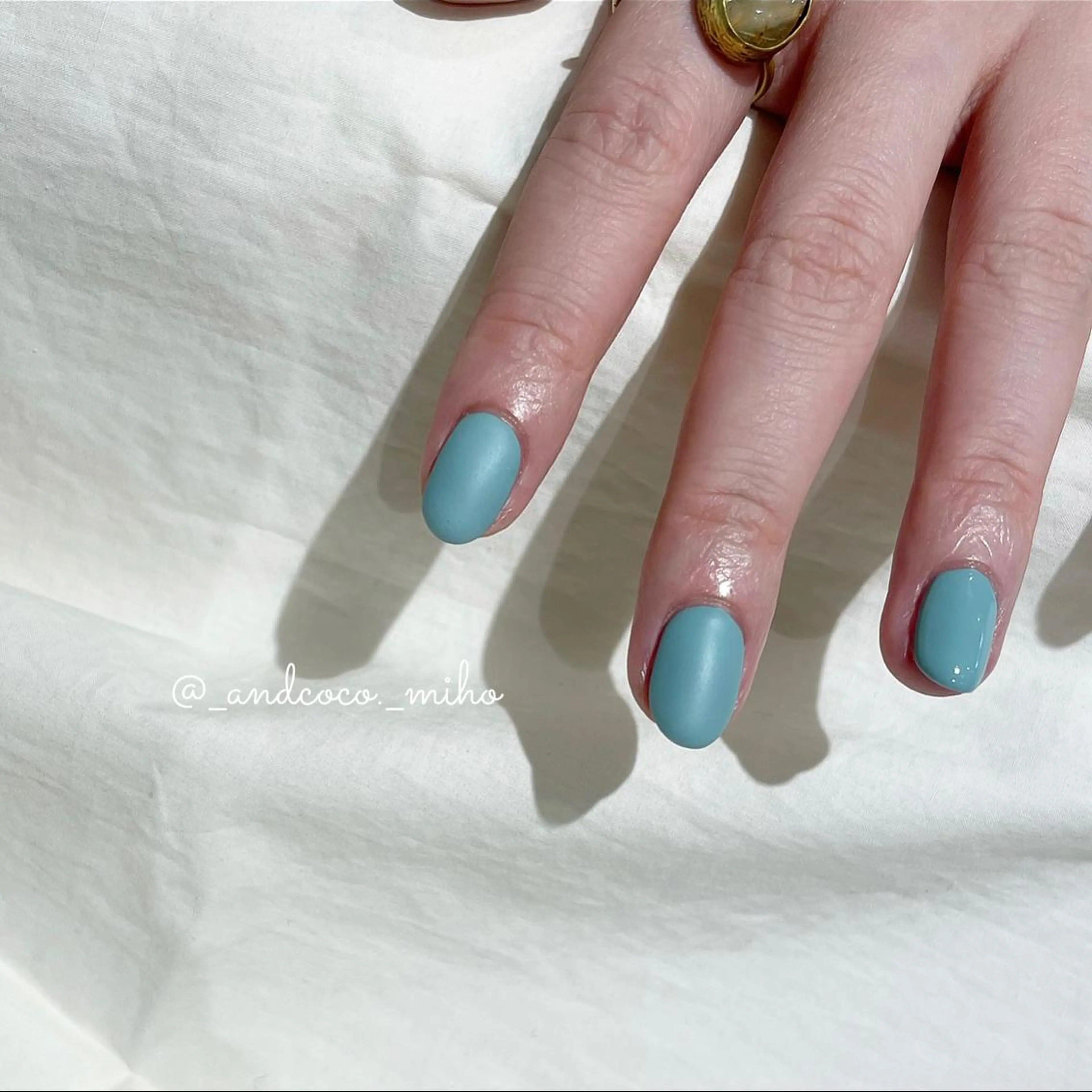 ネイル マットネイル ハンドネイル Nailist〻 mihoのネイルデザイン