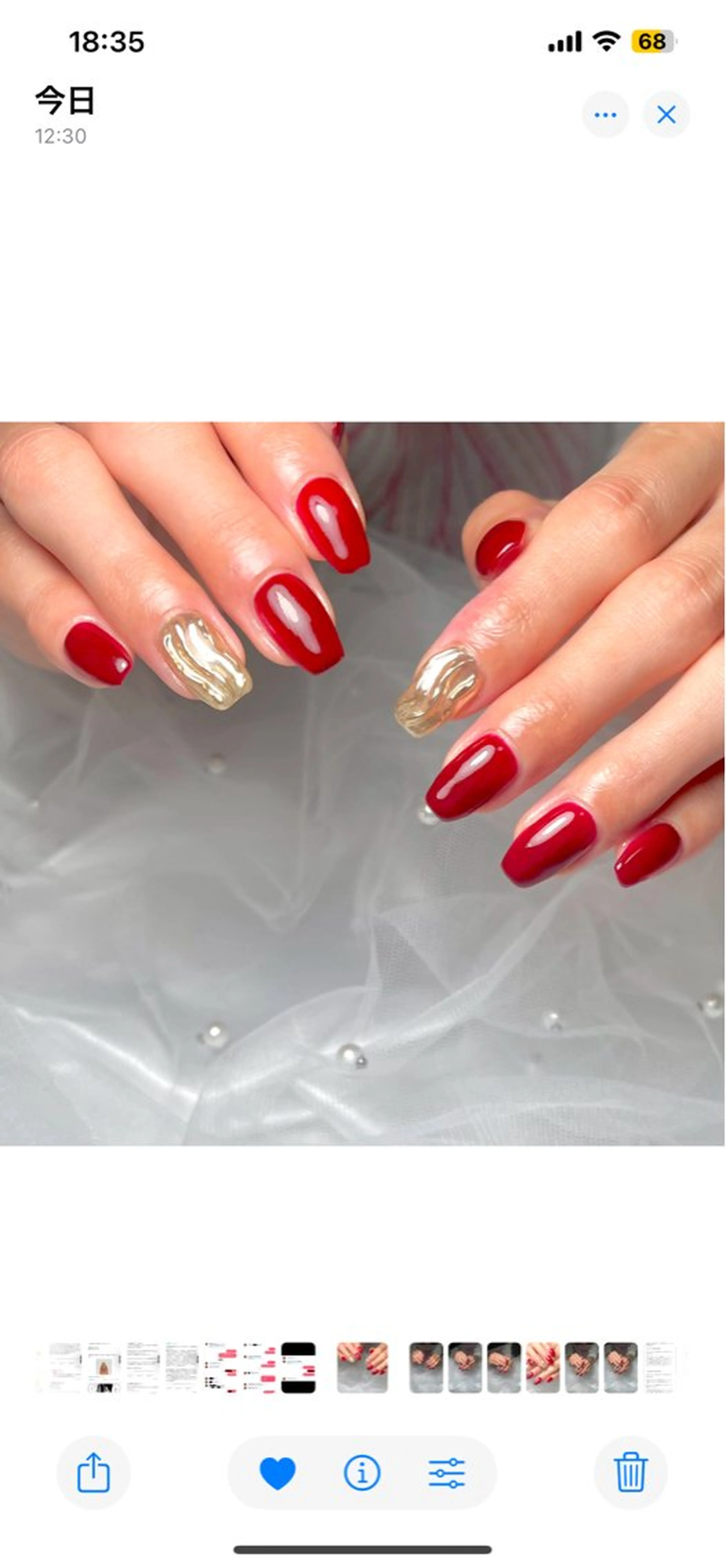 ネイル アートネイル ボルドー ミラーネイル ワンカラーネイル COCO NAILのネイルデザイン