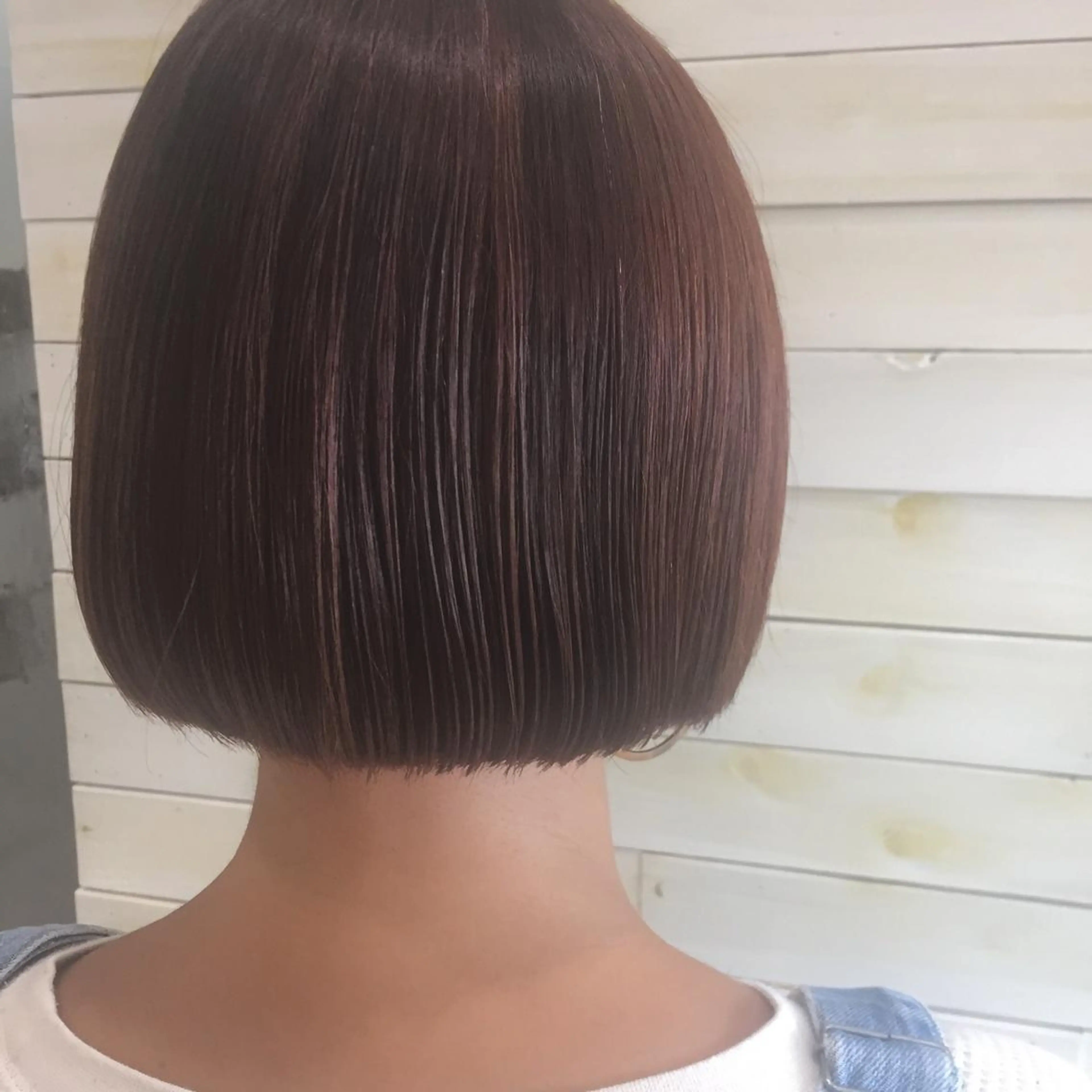 ショート ボブ 黒田瀬奈/ボブ まろやかベージュのヘアスタイル