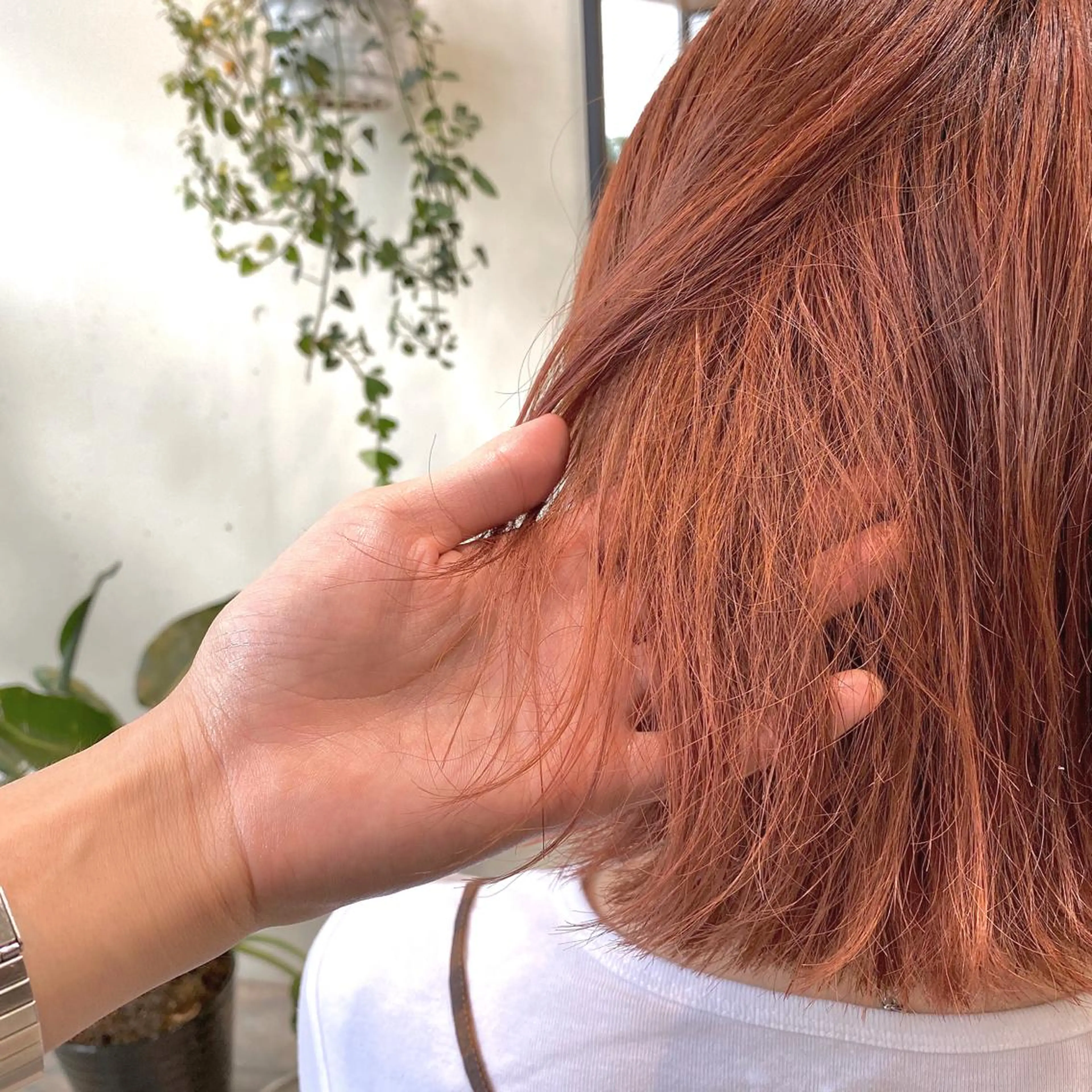 【話題ケアブリーチ】全頭ブリーチ+オンカラー+カット+炭酸スパ+高濃度TRの写真