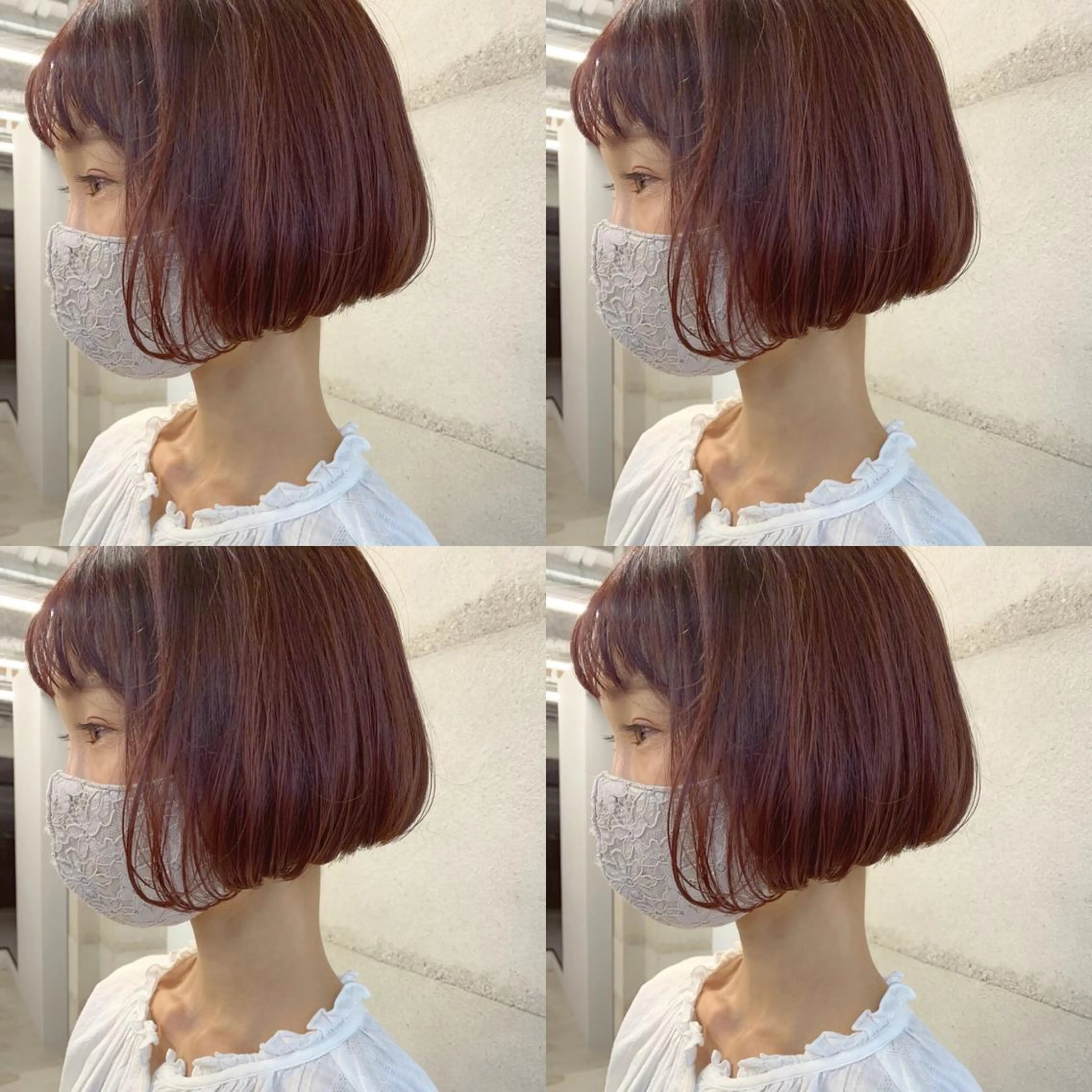 ショート カラー 透明感/オリーブ/ グレージュ/YUKAのヘアスタイル