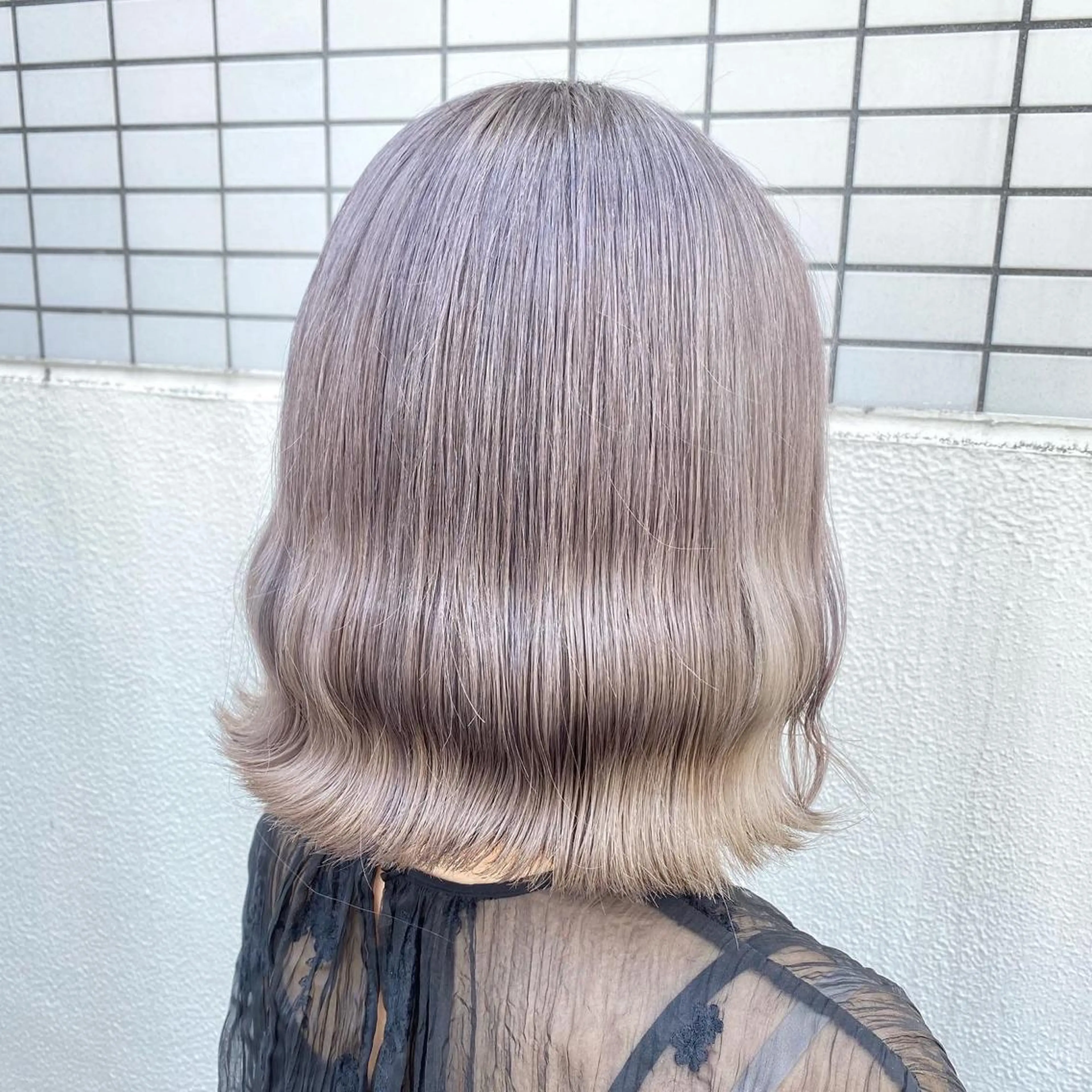 ミディアム カラー エフェクトブリーチ 🌟前澤啓太朗のヘアスタイル