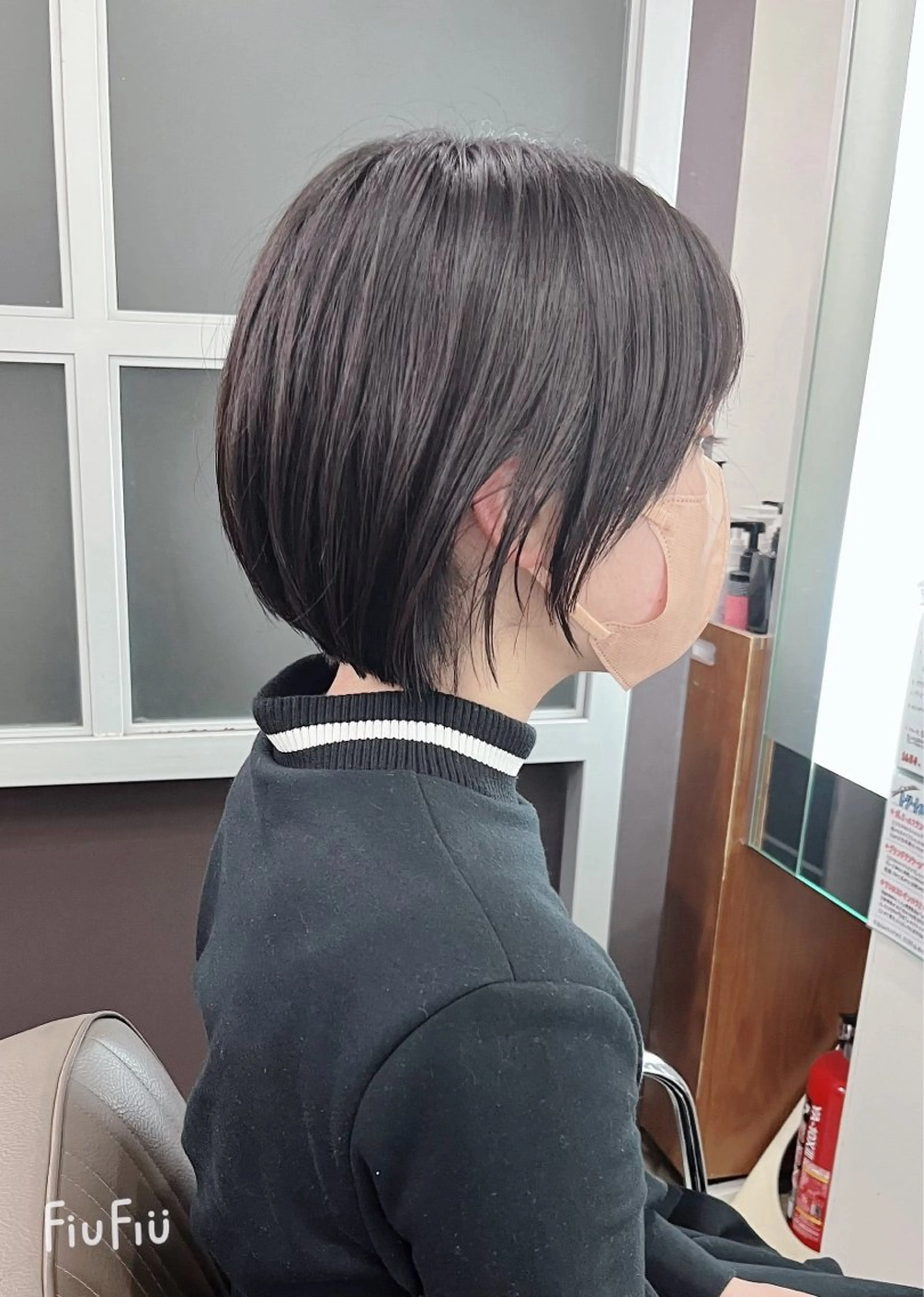 ショート 新宿/小顔レイヤー/ 顔まわり/西慶太朗のヘアスタイル