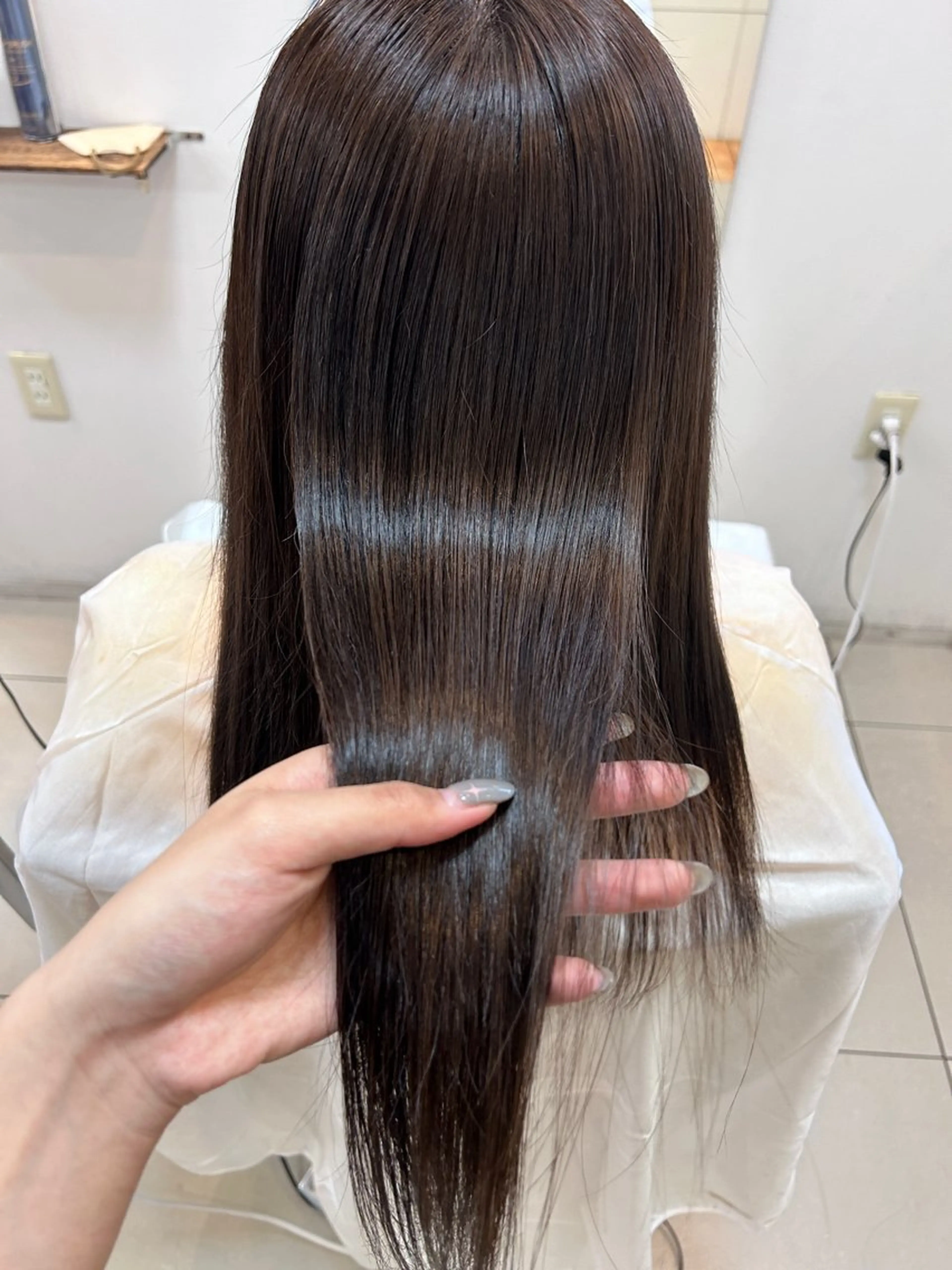 カラー 髪質改善 阪田 真奈未のヘアスタイル