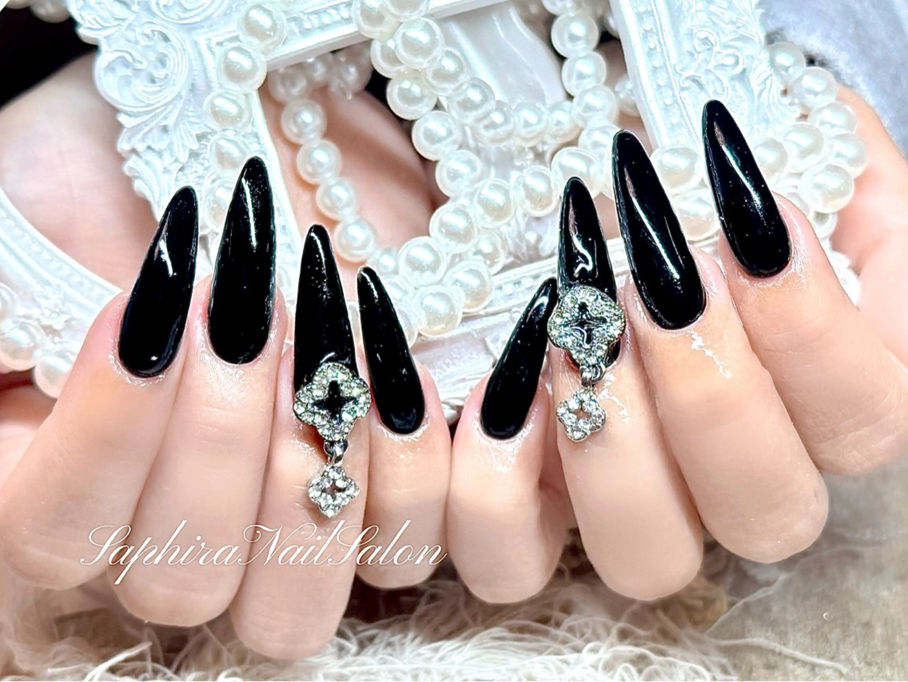 カラー ハンドネイル Saphiraネイル サロン錦糸町のネイルデザイン