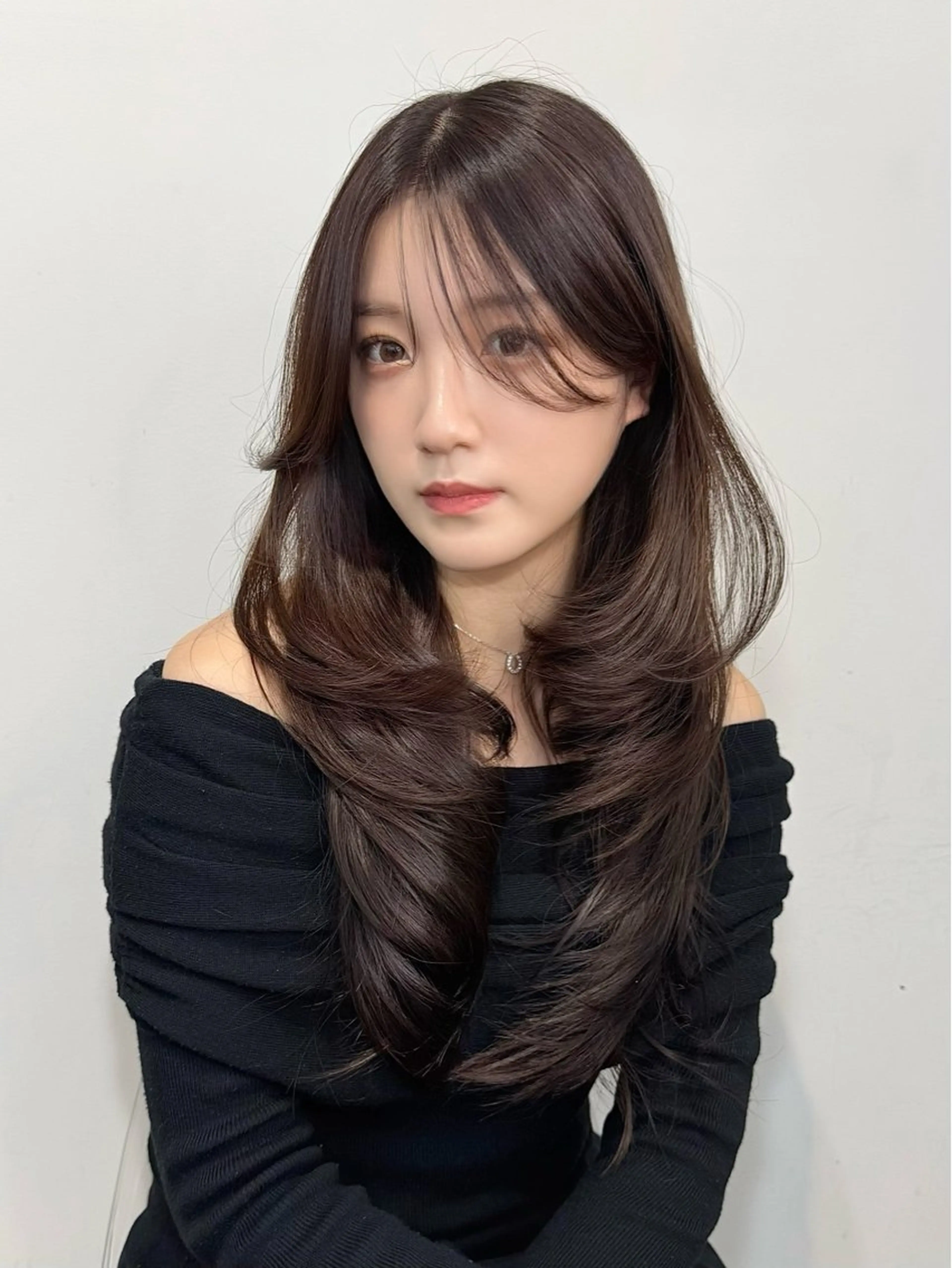 ロング カラー カット ヘアカラー トリートメント 🦋韓国系指名No1 店長/圓山 祐也🦋のヘアスタイル