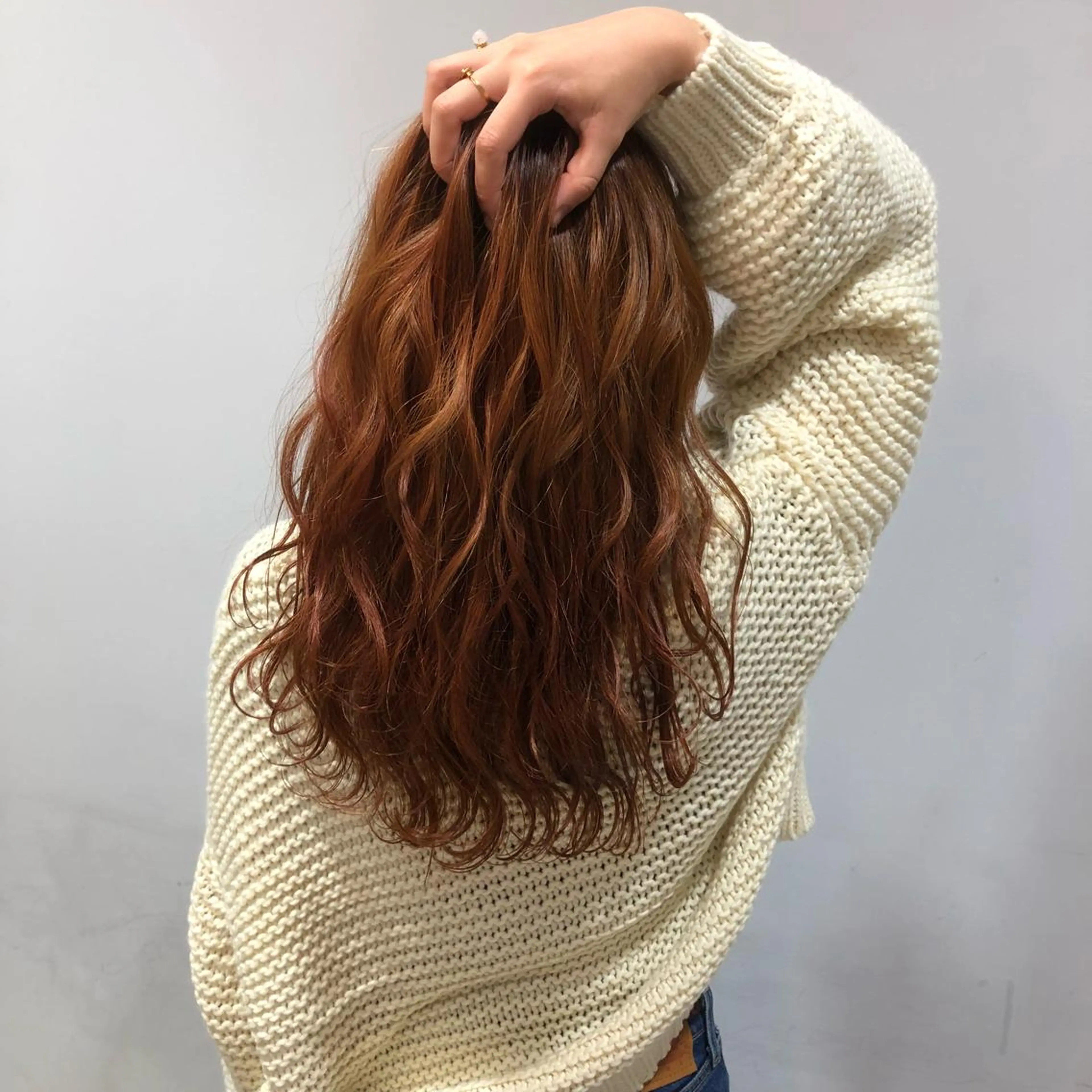 セミロング 岩瀬 翔太のヘアスタイル