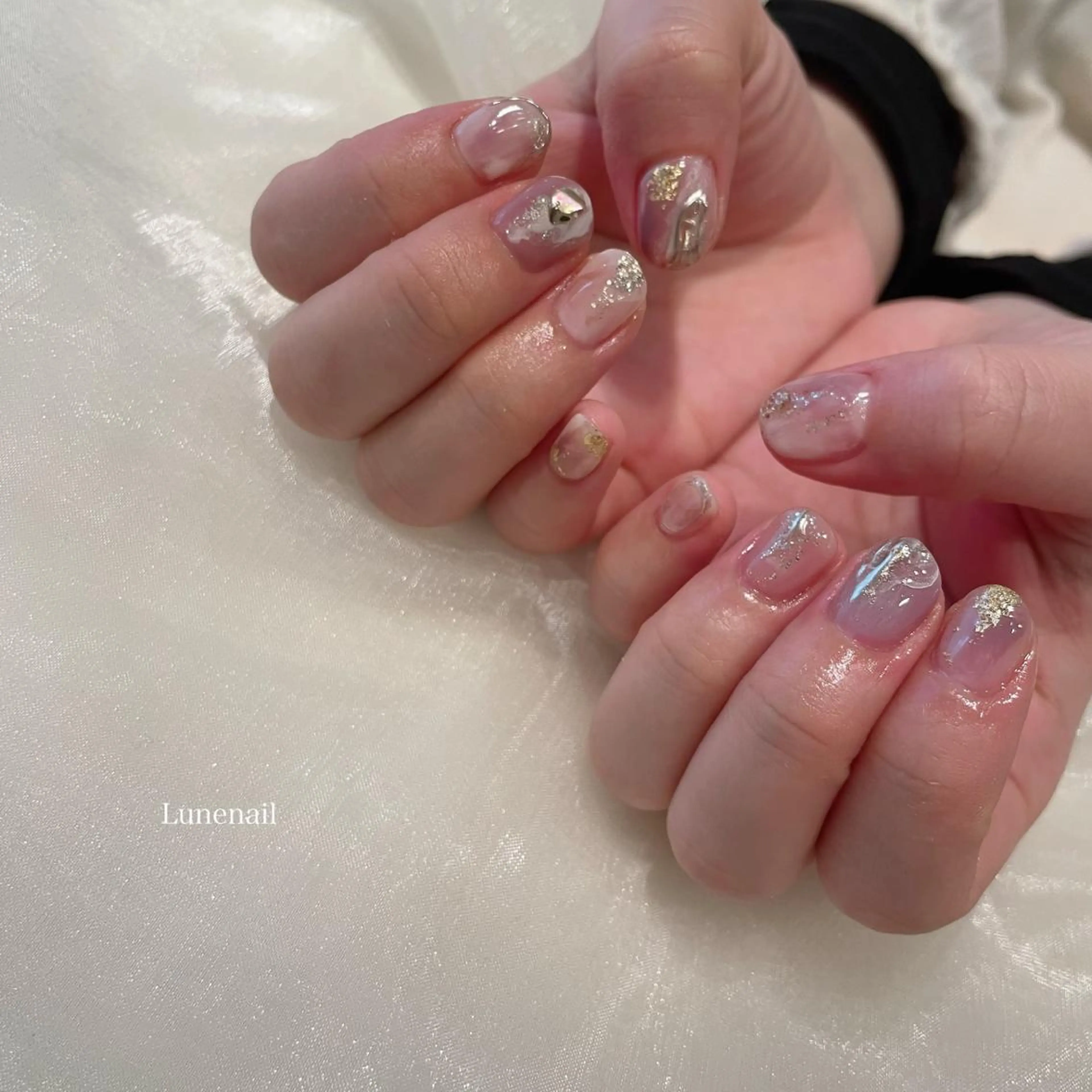ショート ハンドネイル Lune nailのネイルデザイン