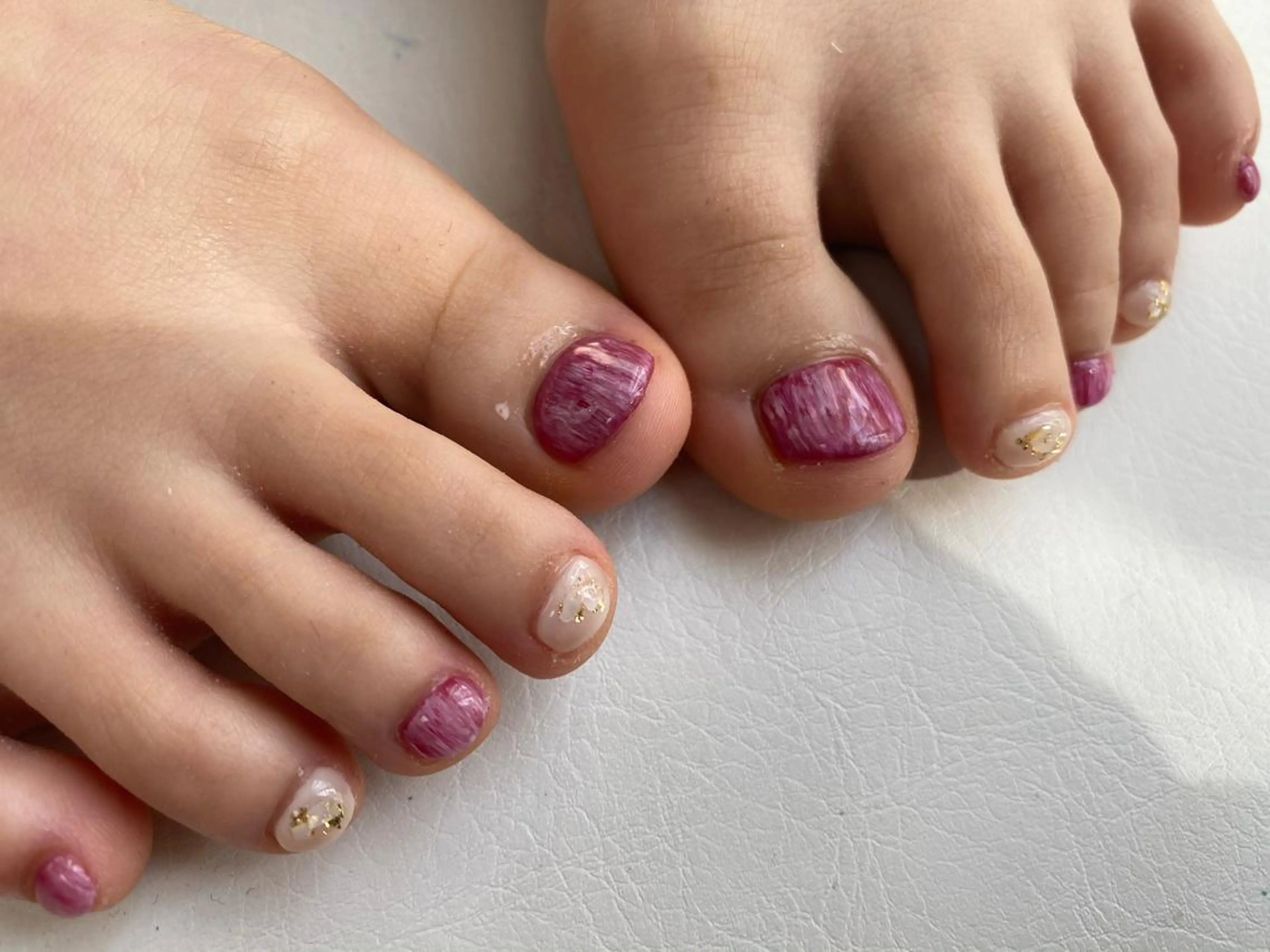 ネイル フットネイル Mana‪ ‪·͜· ❤︎‬のネイルデザイン
