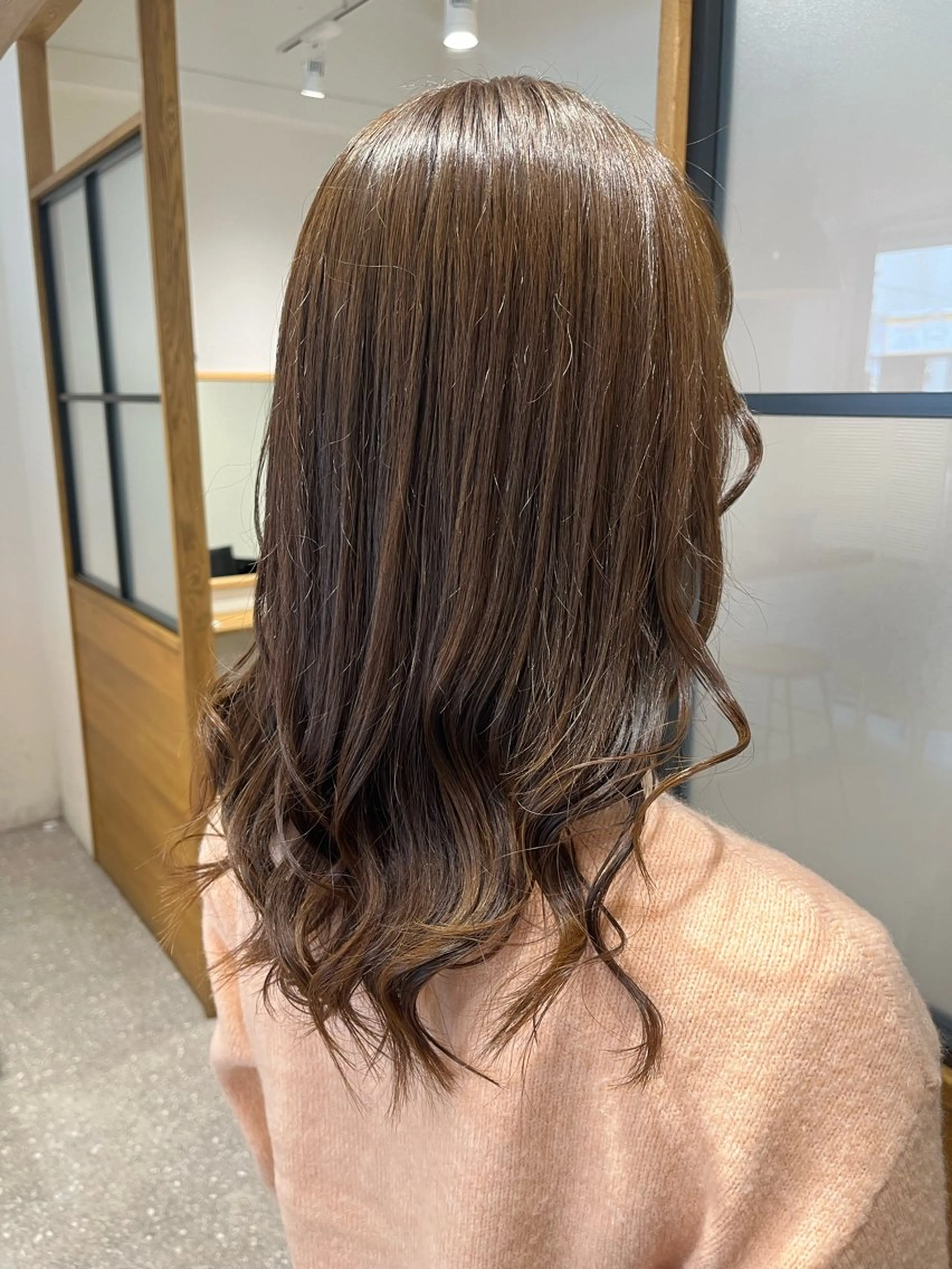 セミロング アッシュ アッシュグレー アッシュグレージュ カット ヘアカラー トリートメント ✿ すずかのヘアスタイル