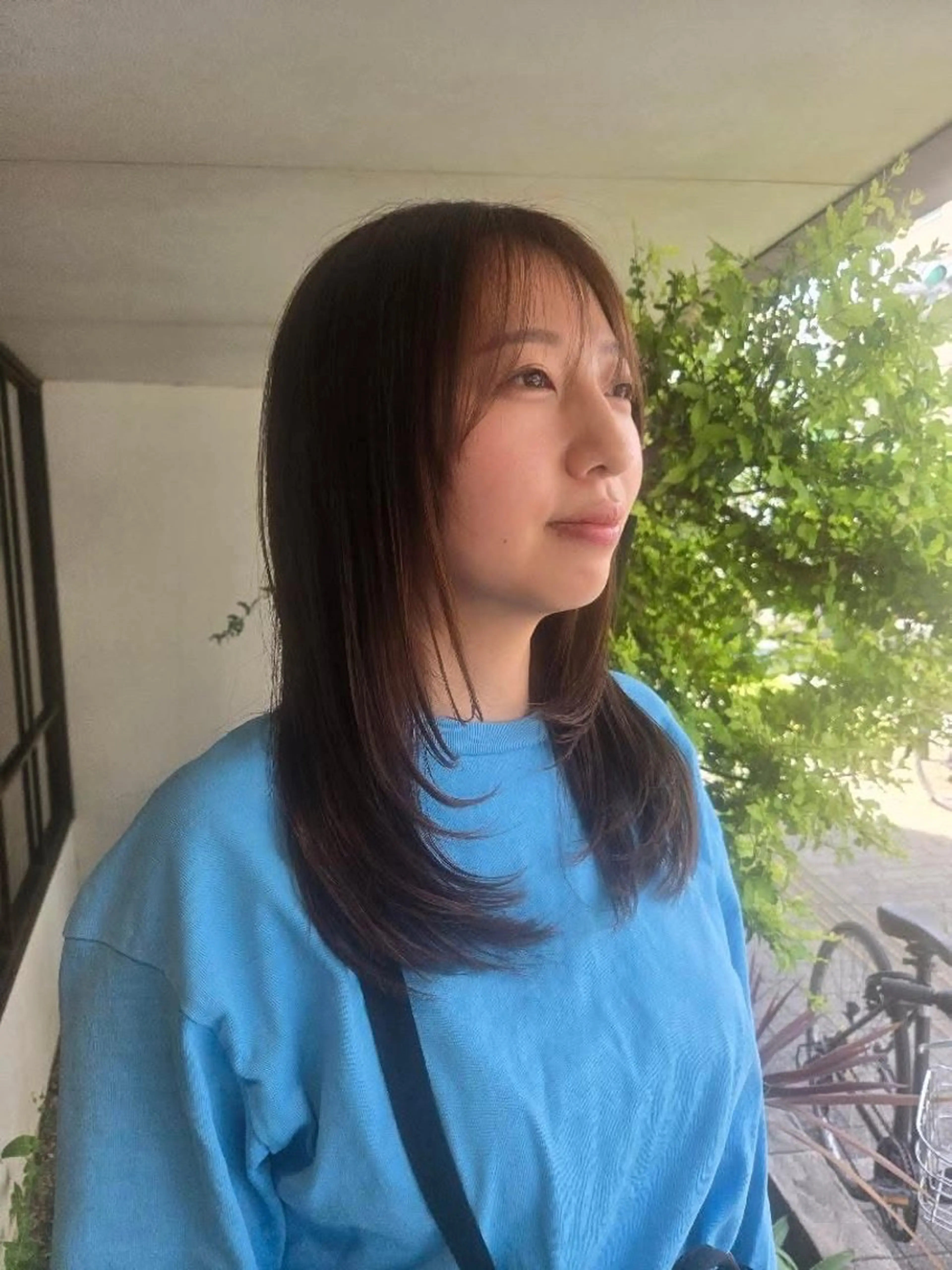 セミロング カラー カット ヘアカラー トリートメント 韓国好き🇰🇷 美容師MIKUのヘアスタイル