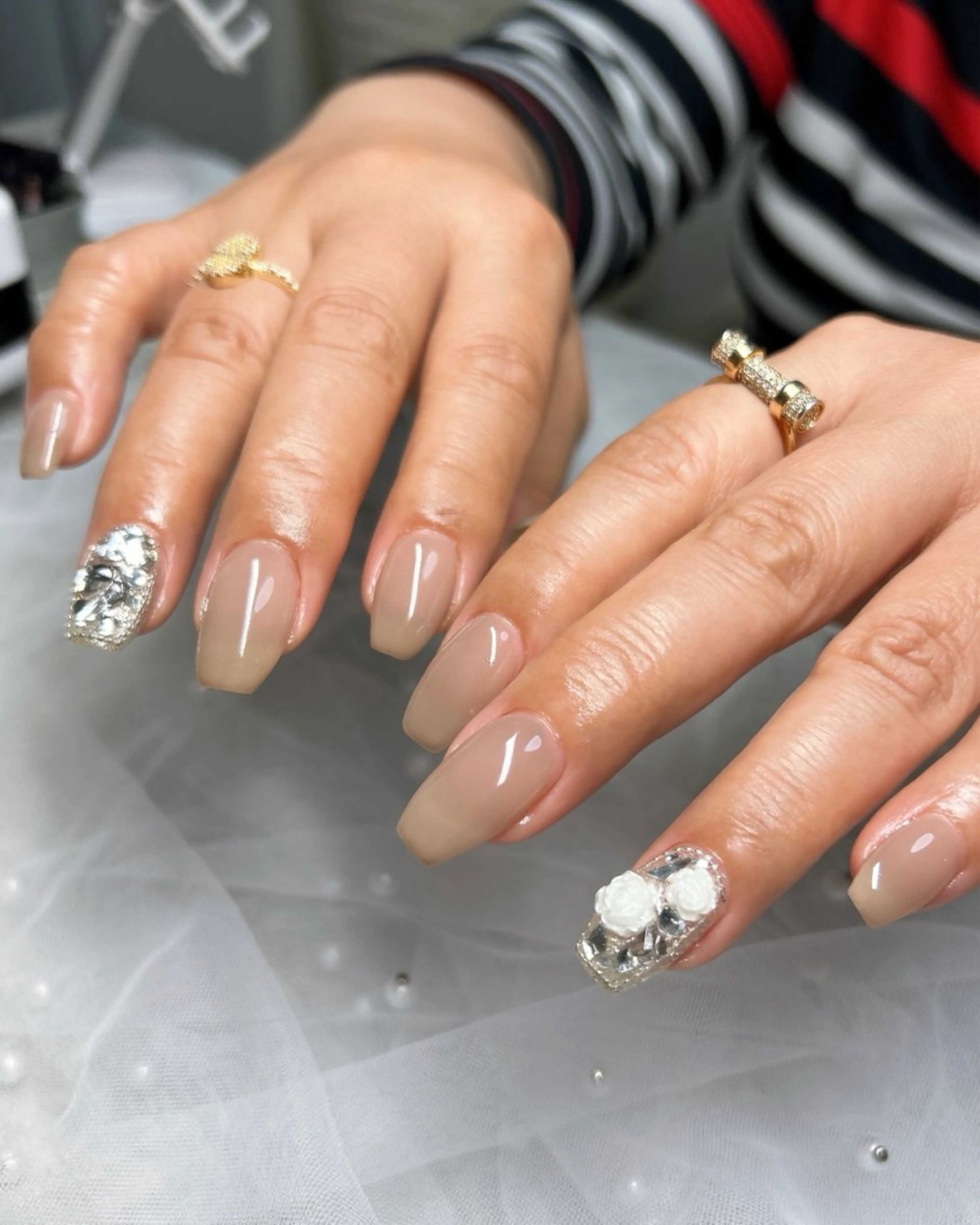 ネイル アートネイル ハンドネイル ten nail salon　かえでのネイルデザイン