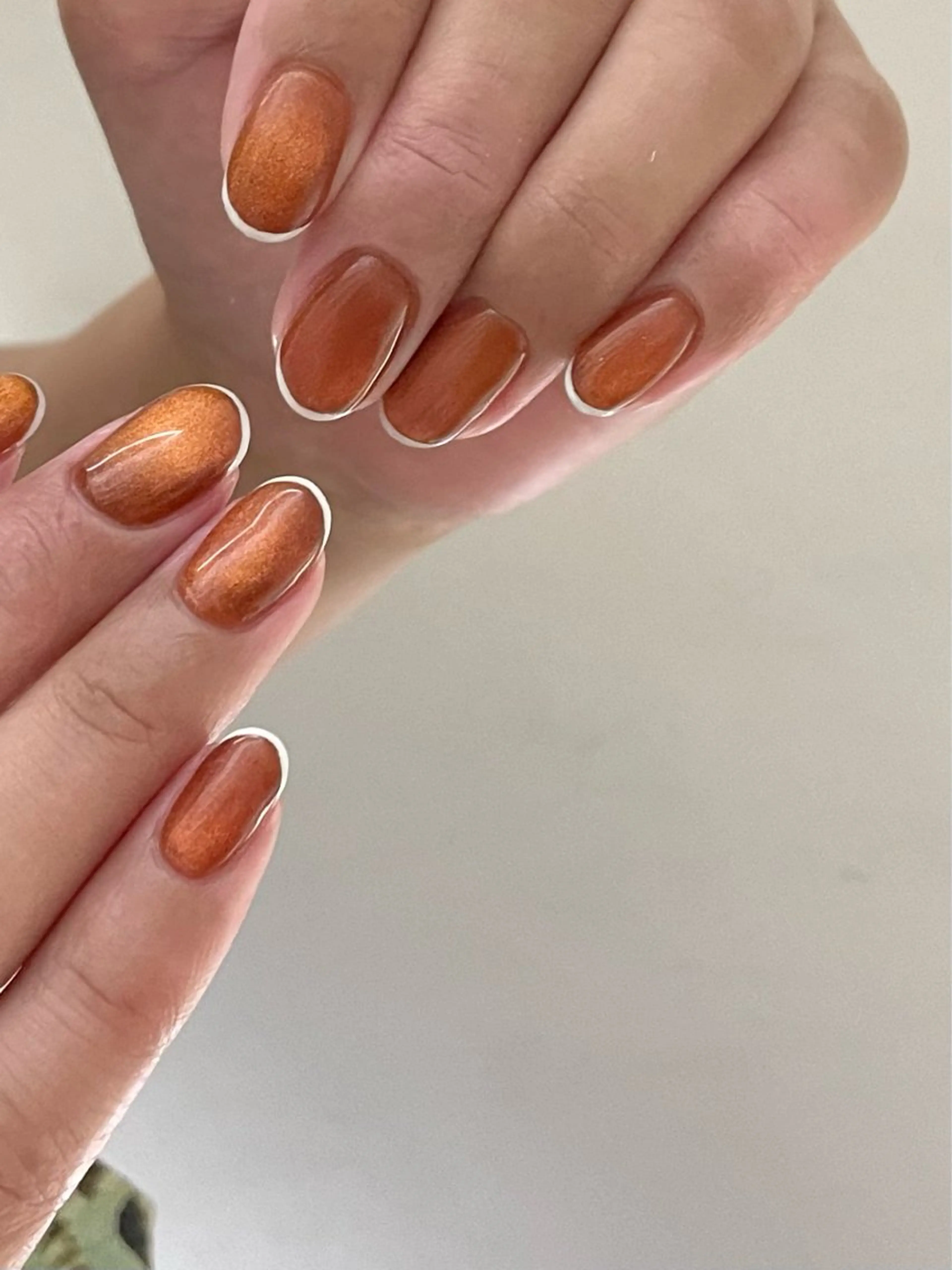 ネイル フレンチネイル マグネットネイル Rili Hondaのネイルデザイン