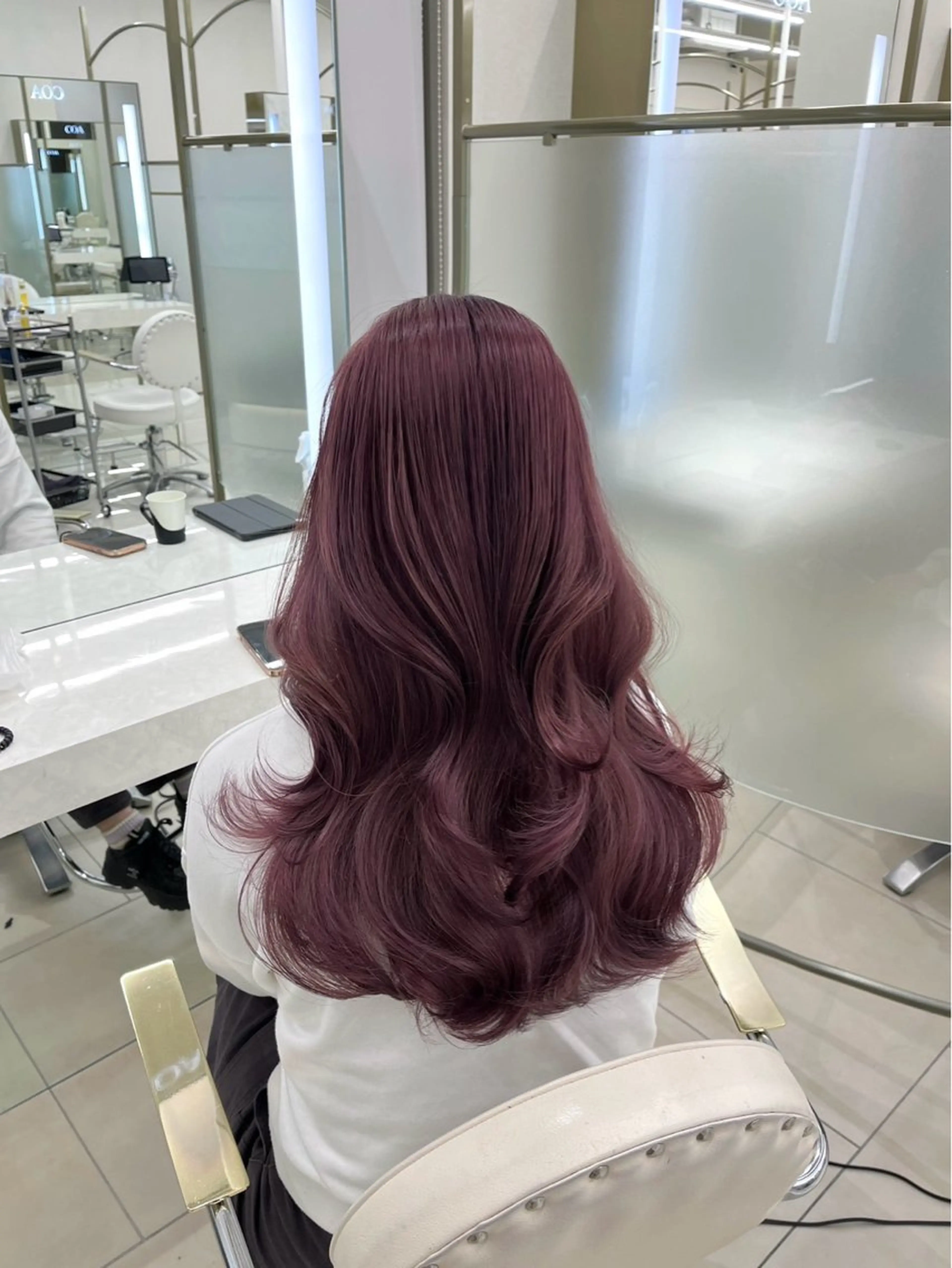 ロング カラー COA GINZA 小野澤駿のヘアスタイル