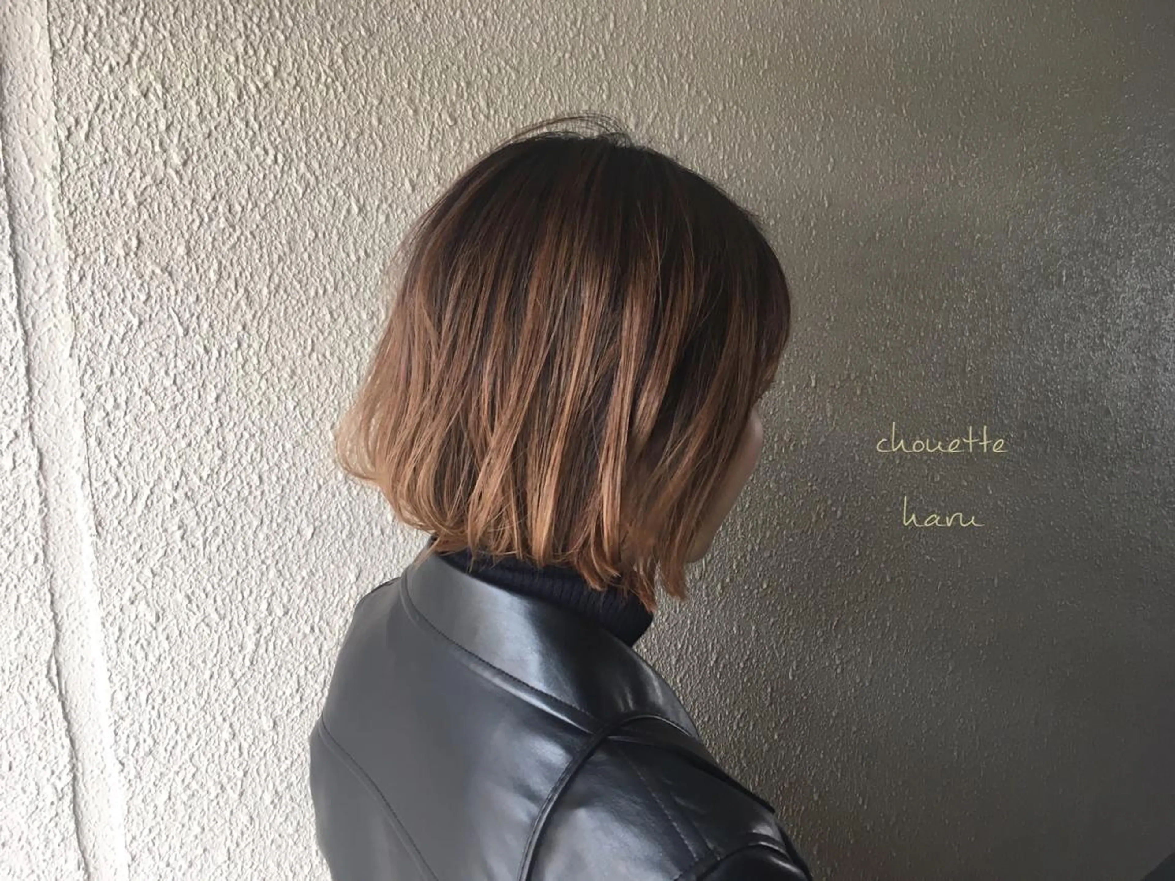 ショート 切りっぱなしボブ ボブ サダハルカ ｜chouetteのヘアスタイル