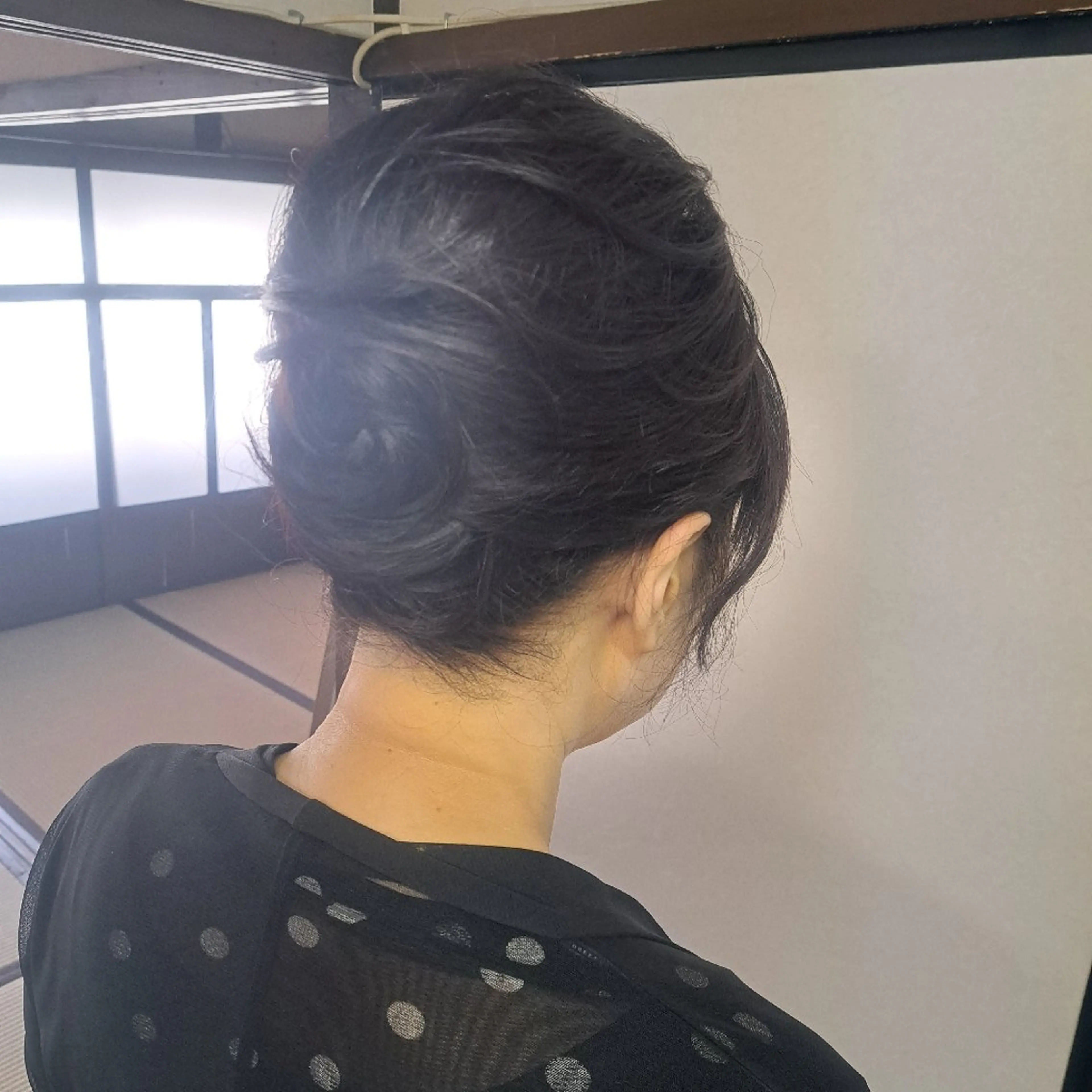 ヘアアレンジ 夜会巻き 案西 美里のヘアスタイル