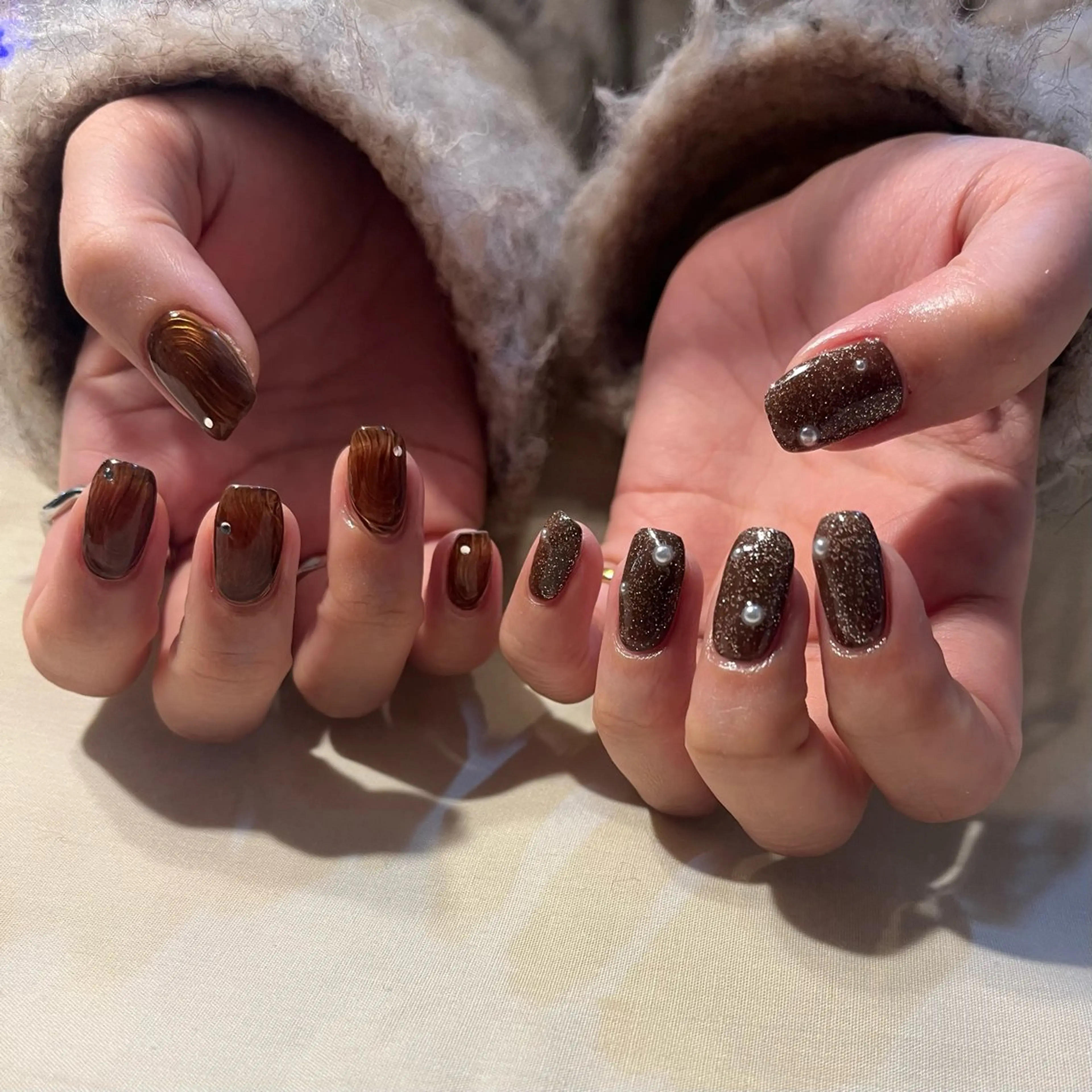 ネイル ハンドネイル Trico Antique所属・岩本 杏のネイルデザイン