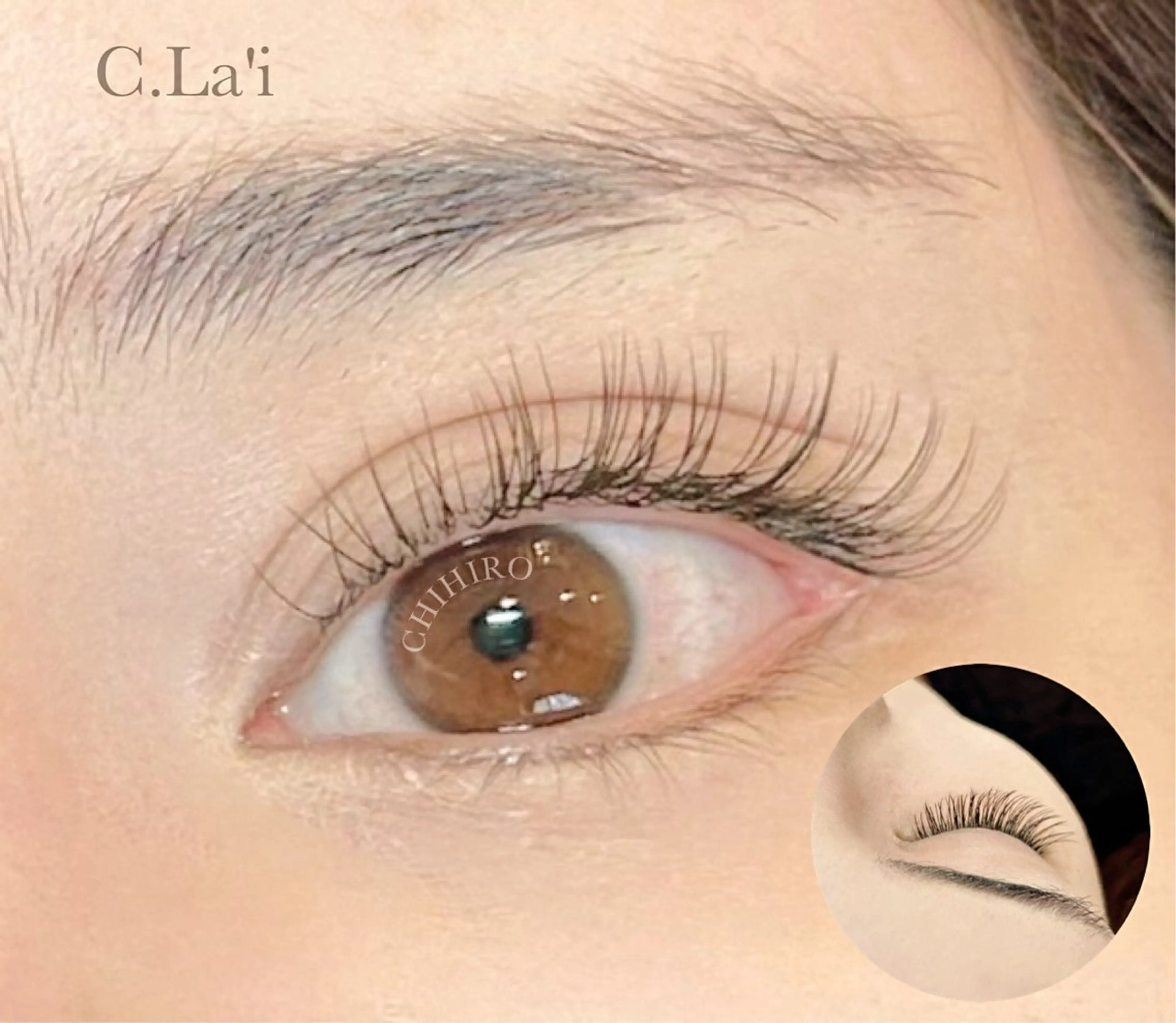 マツエク・マツパ フラットラッシュ 🌟 C.La'i CHIHIRO🌟のマツエク・マツパデザイン