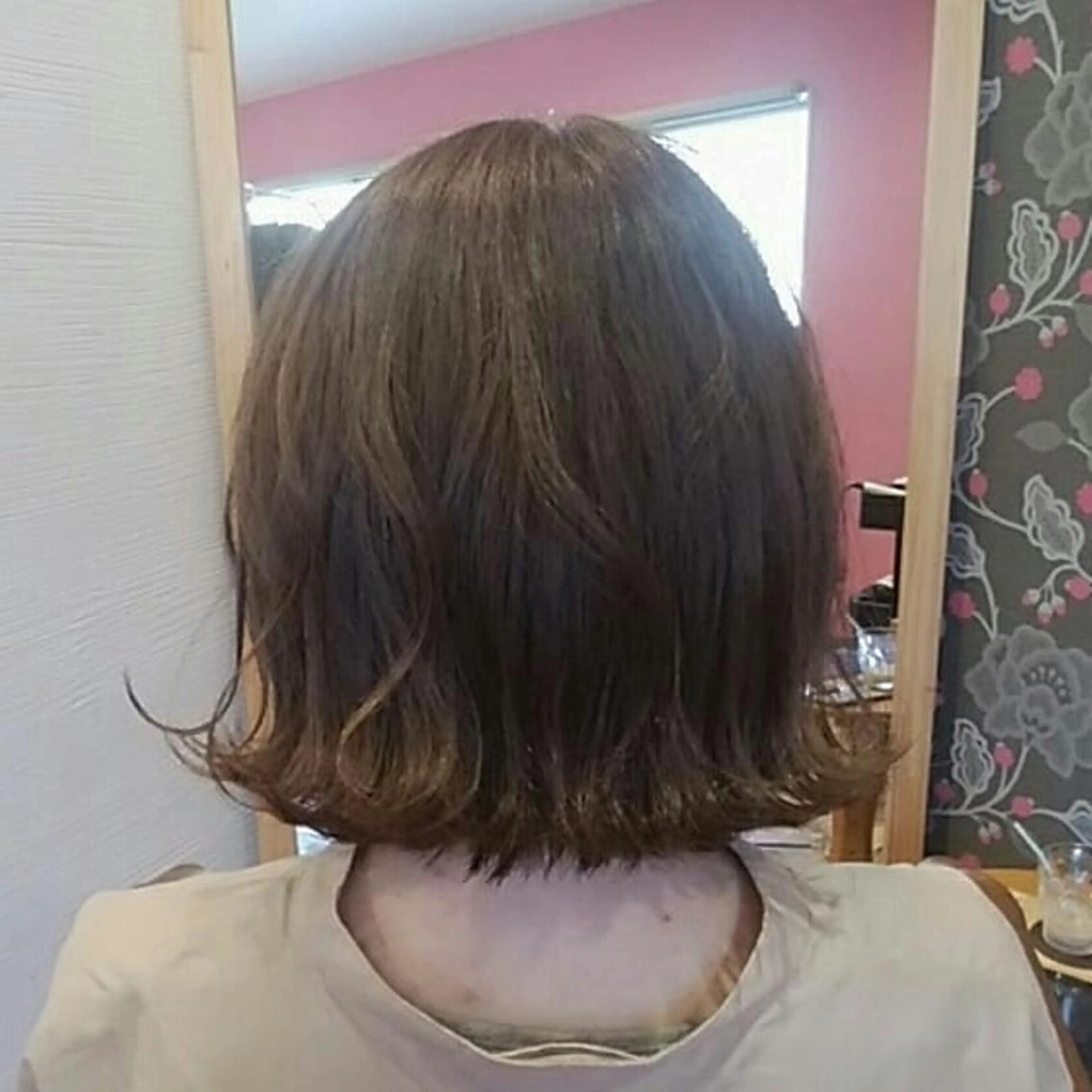 ショート カラー ブリーチなしWカラー /酸性ストレート河本のヘアスタイル