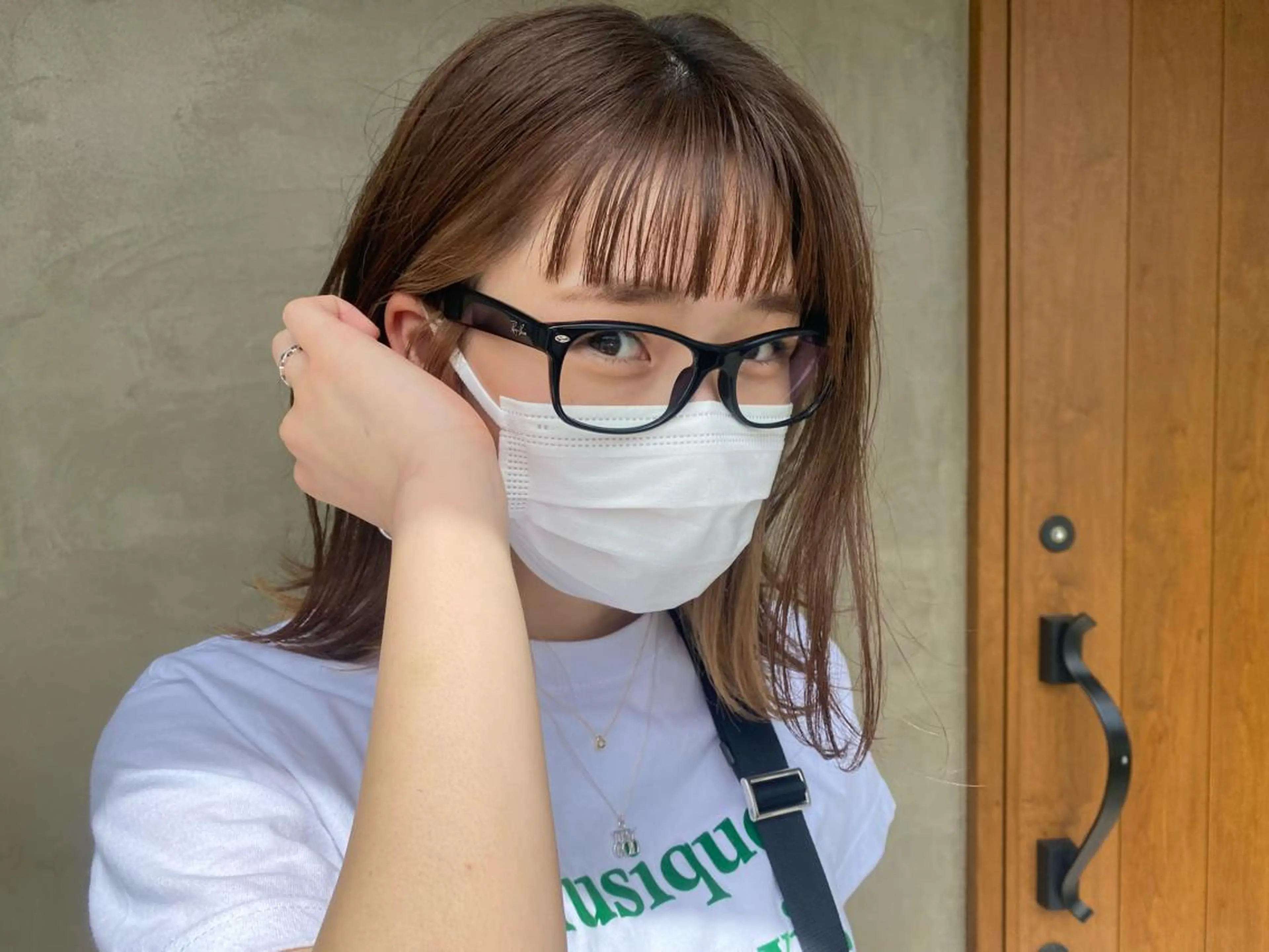 ミディアム カラー 切りっぱなしボブ インナーカラー ボブ 柔らかカラー🥛 mayucoのヘアスタイル