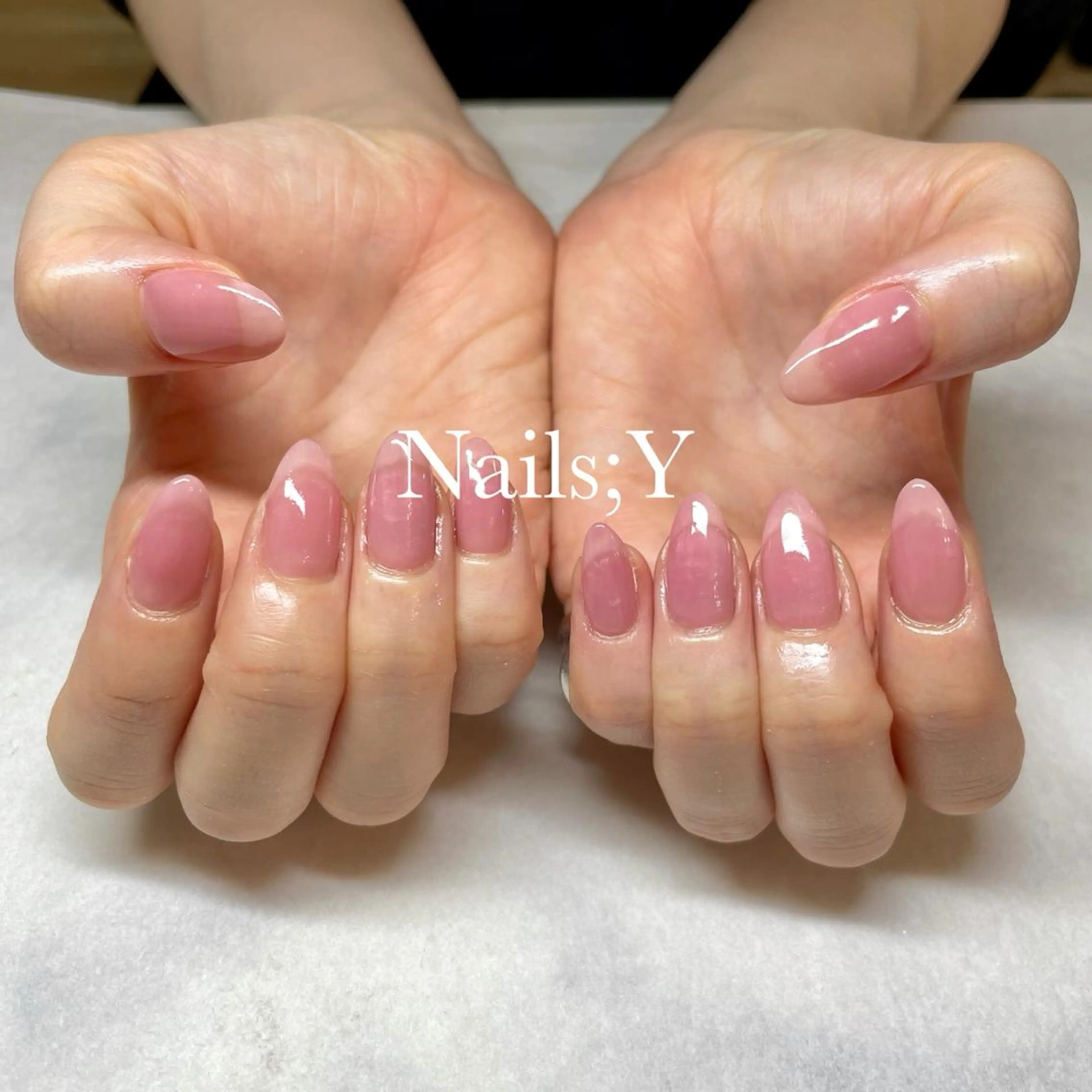 ネイル ピンク シンプルネイル yo koのネイルデザイン