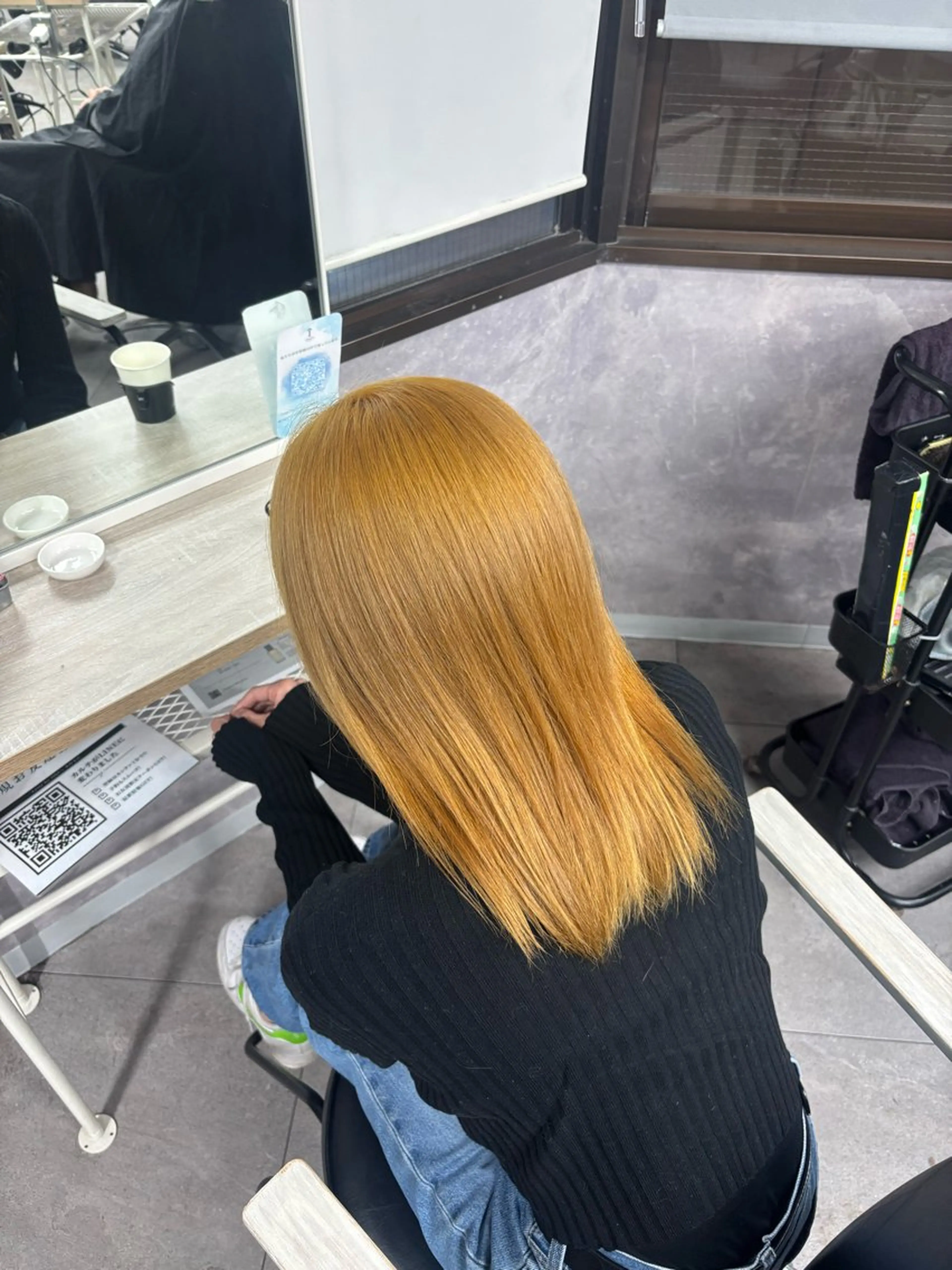 ミディアム ヘアカラー Riko🐰💗／ モテ艶髪《本厚木》のヘアスタイル