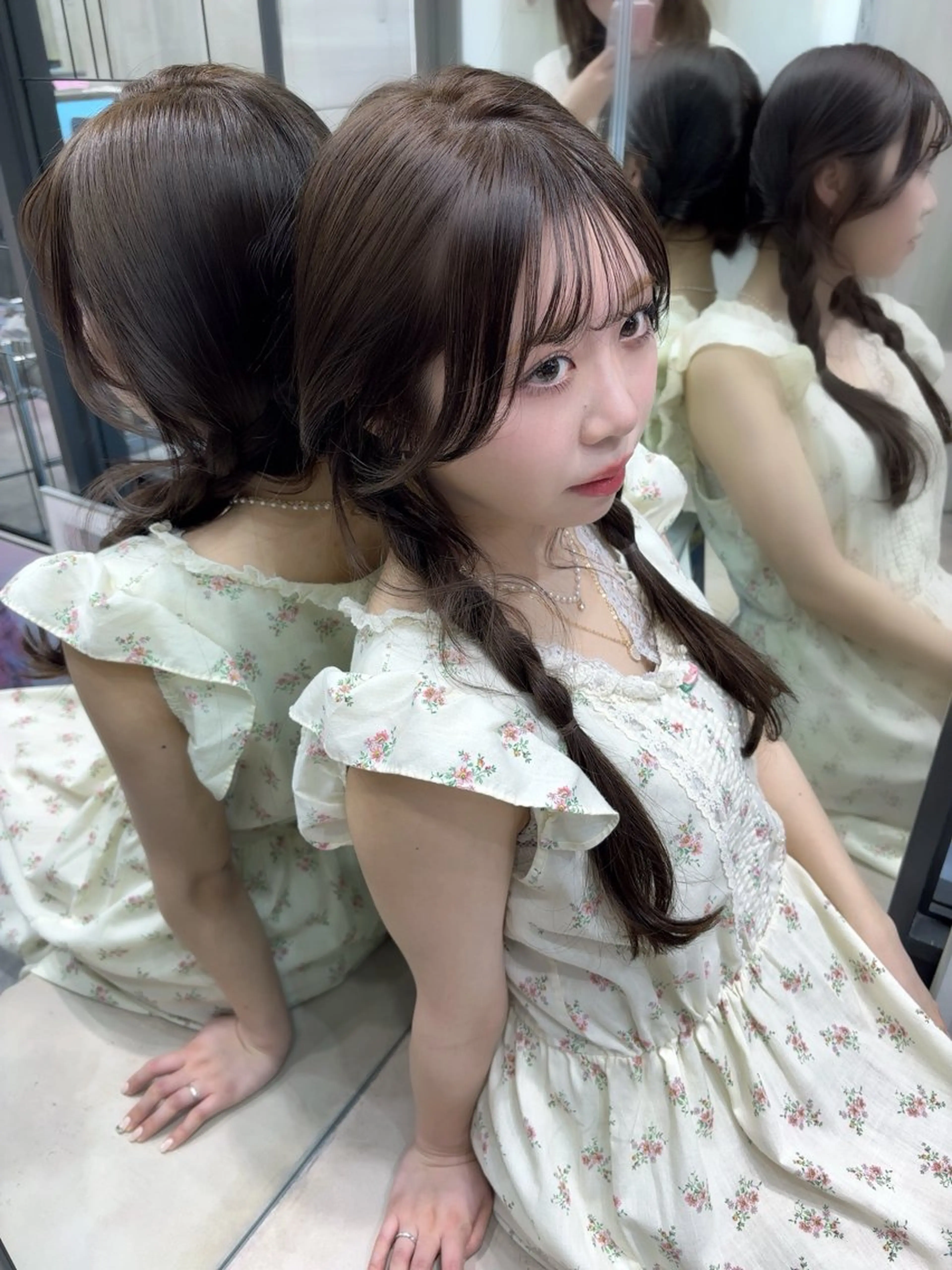 カラー ベージュカラー the path sora♡のヘアスタイル