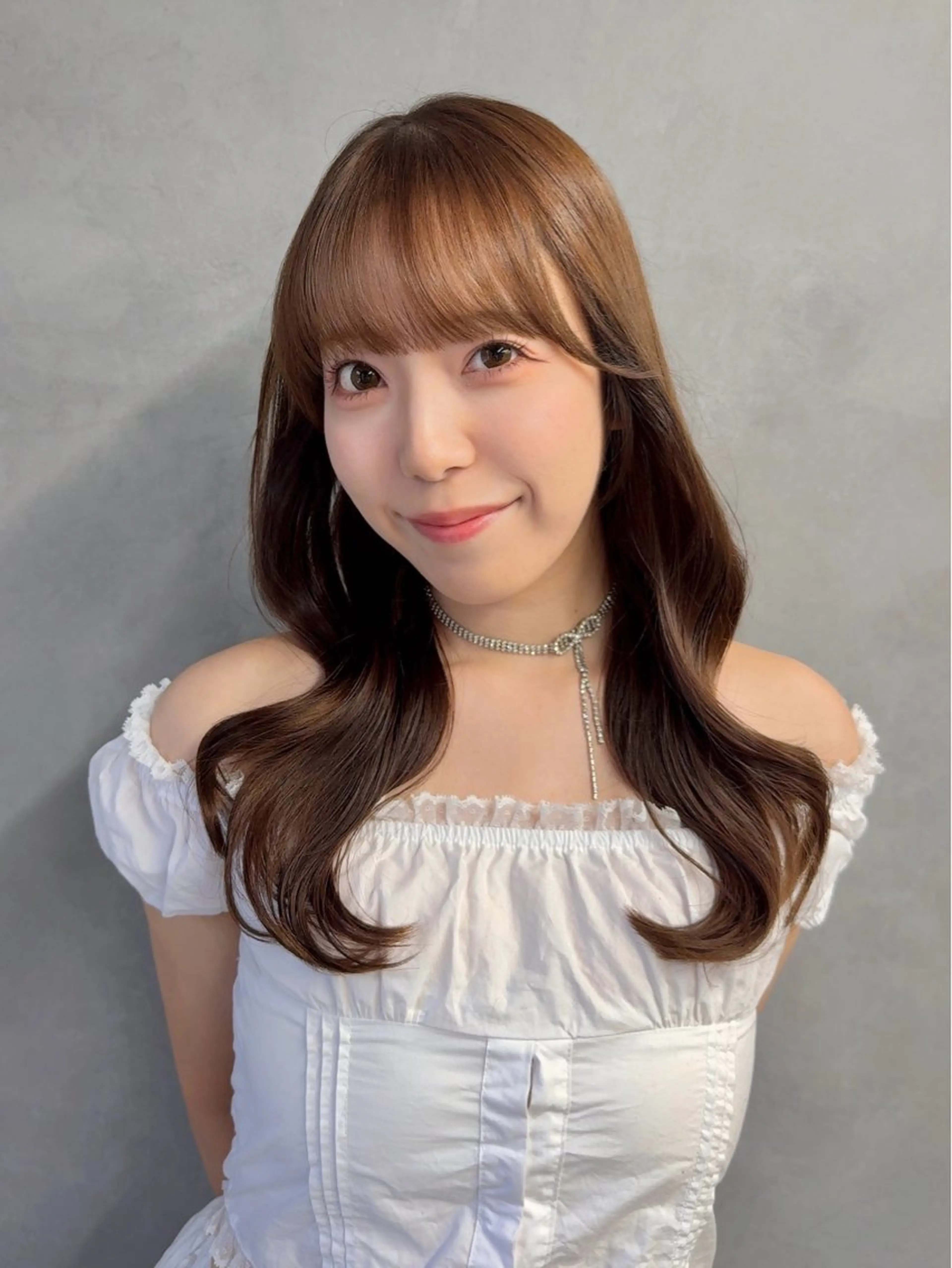 セミロング ヘアカラー トリートメント 髪質改善/艶髪 MINAMIのヘアスタイル