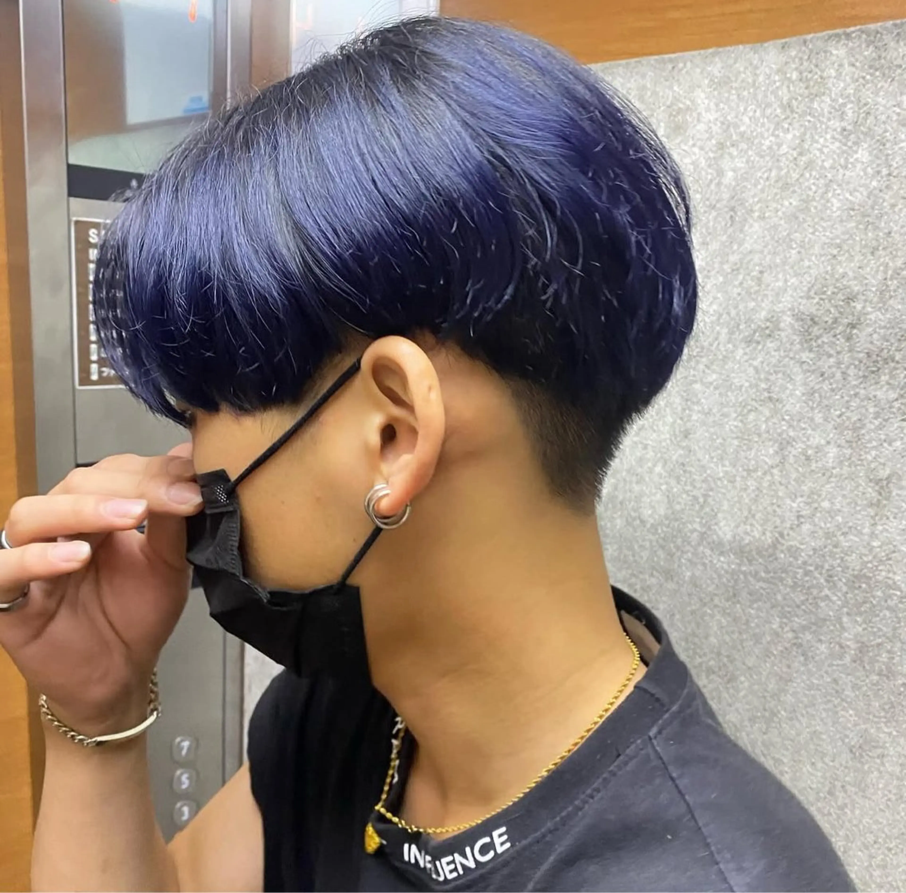 メンズ マッシュ 朴 鈴香のヘアスタイル