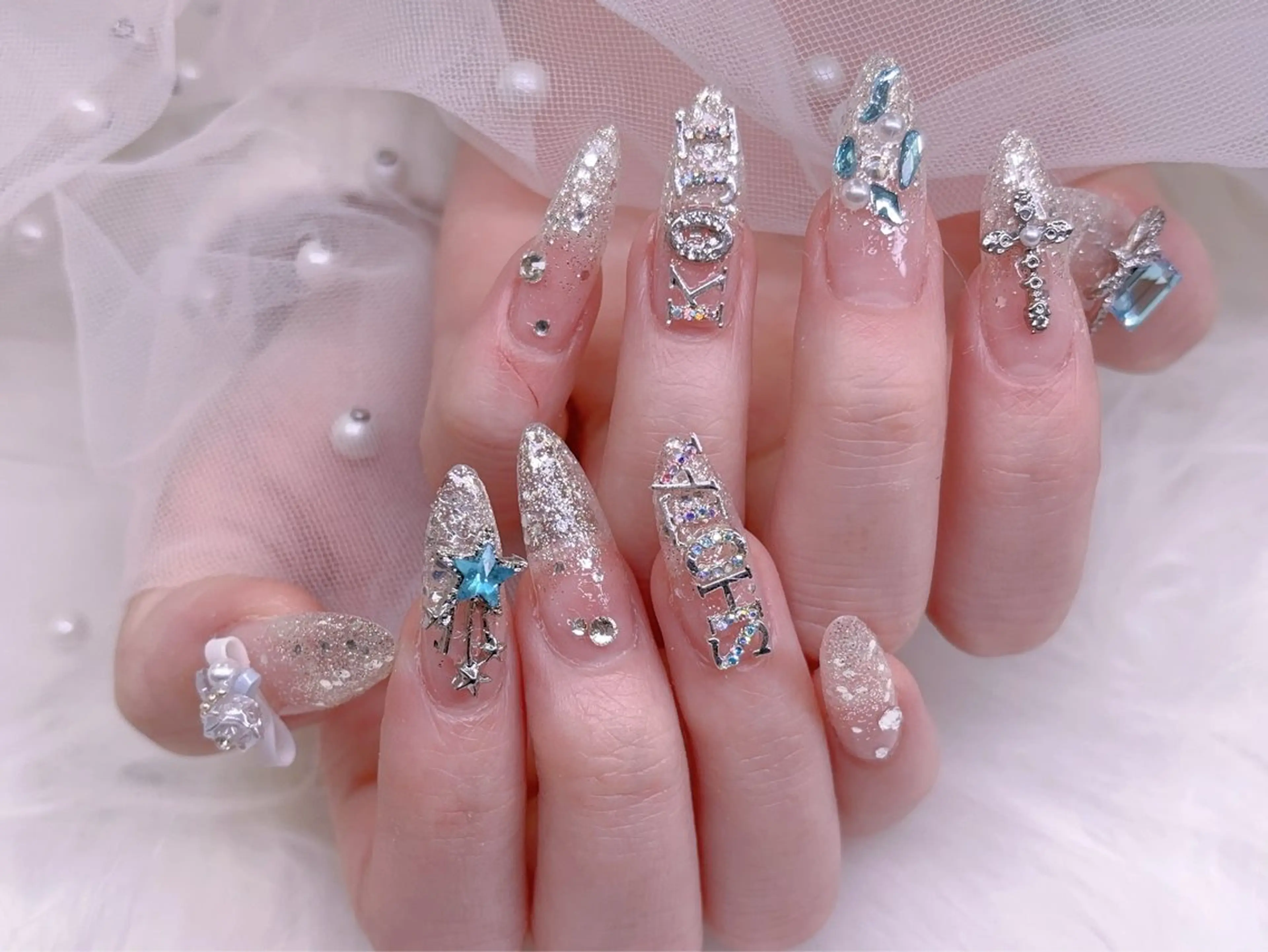 ネイル U・mi  nail salon【長さ出し/パラジェル/持ち込み/定額ネイル/学割U24】所属・Uminail ゆうゆうのネイルデザイン