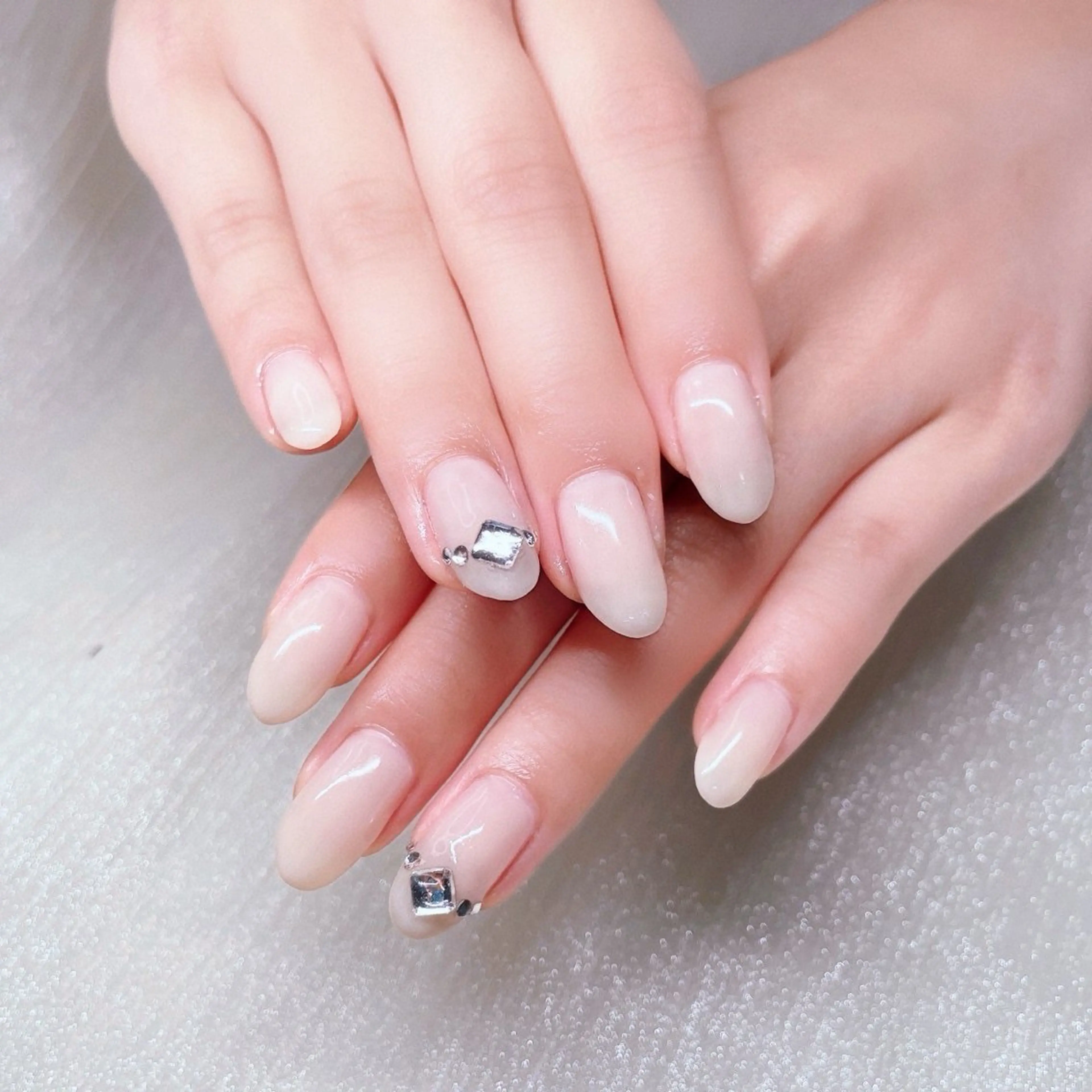 ネイル ストーンネイル ハンドネイル Nailist suzuのネイルデザイン