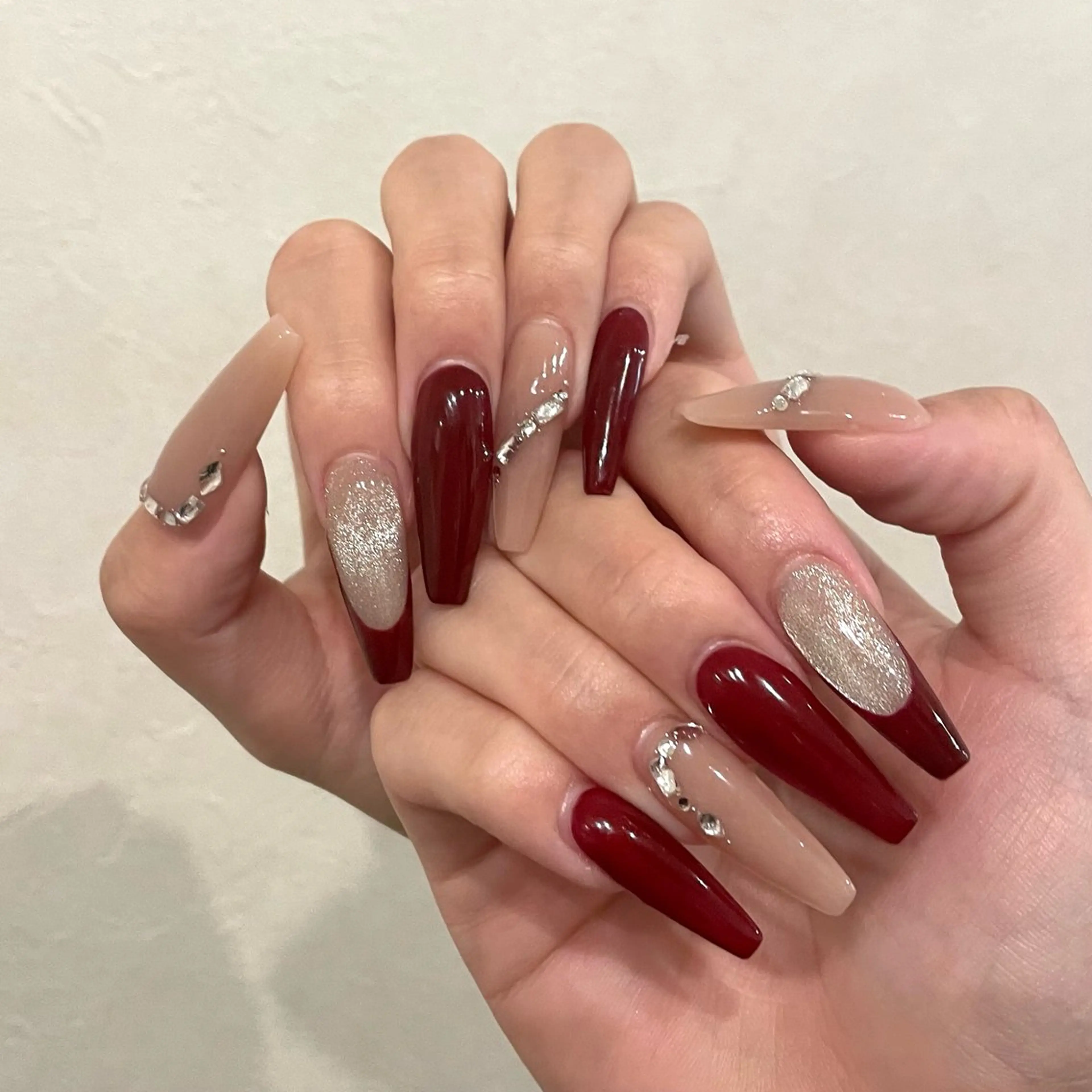 ネイル 成人式 ハンドネイル Blue daisy所属・Blue daisy 栄本店のネイルデザイン