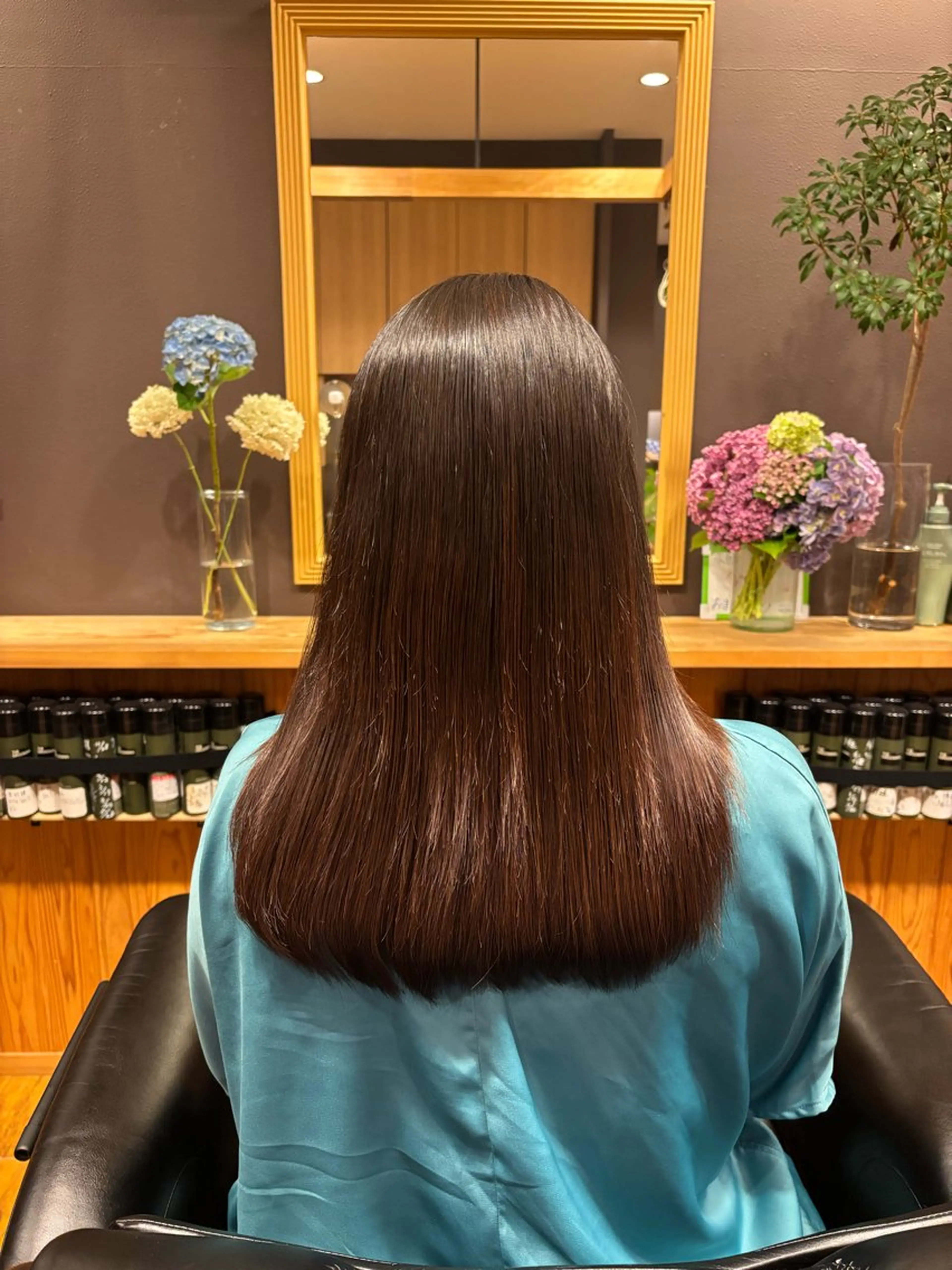 ロング メンズ✂️レディス 岩井勇磨のヘアスタイル