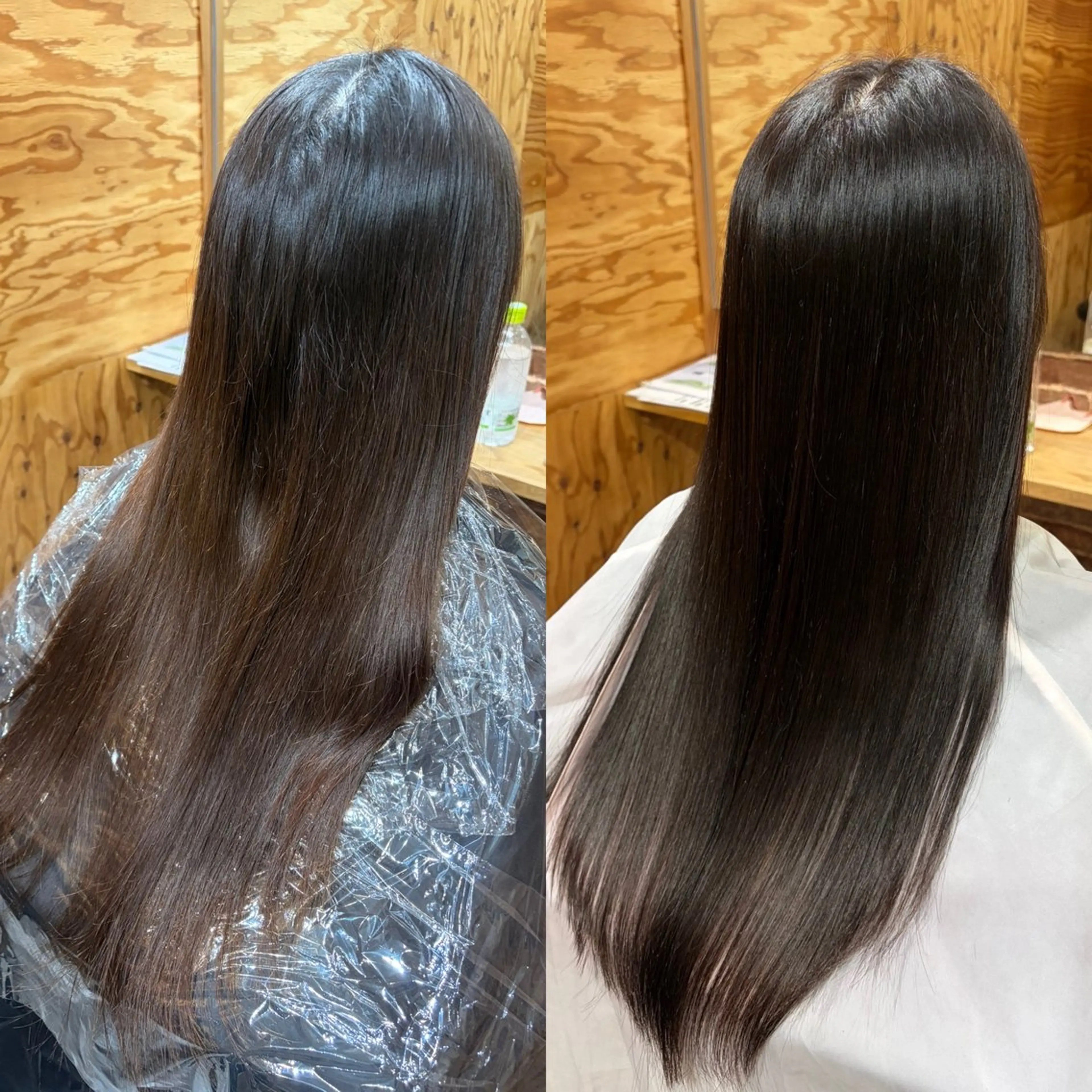 ロング カラー パーマ 酸性ストレート ストレートパーマ カット 縮毛矯正 トリートメント ♡オシャ髪♡AI ✂️newi町田のヘアスタイル