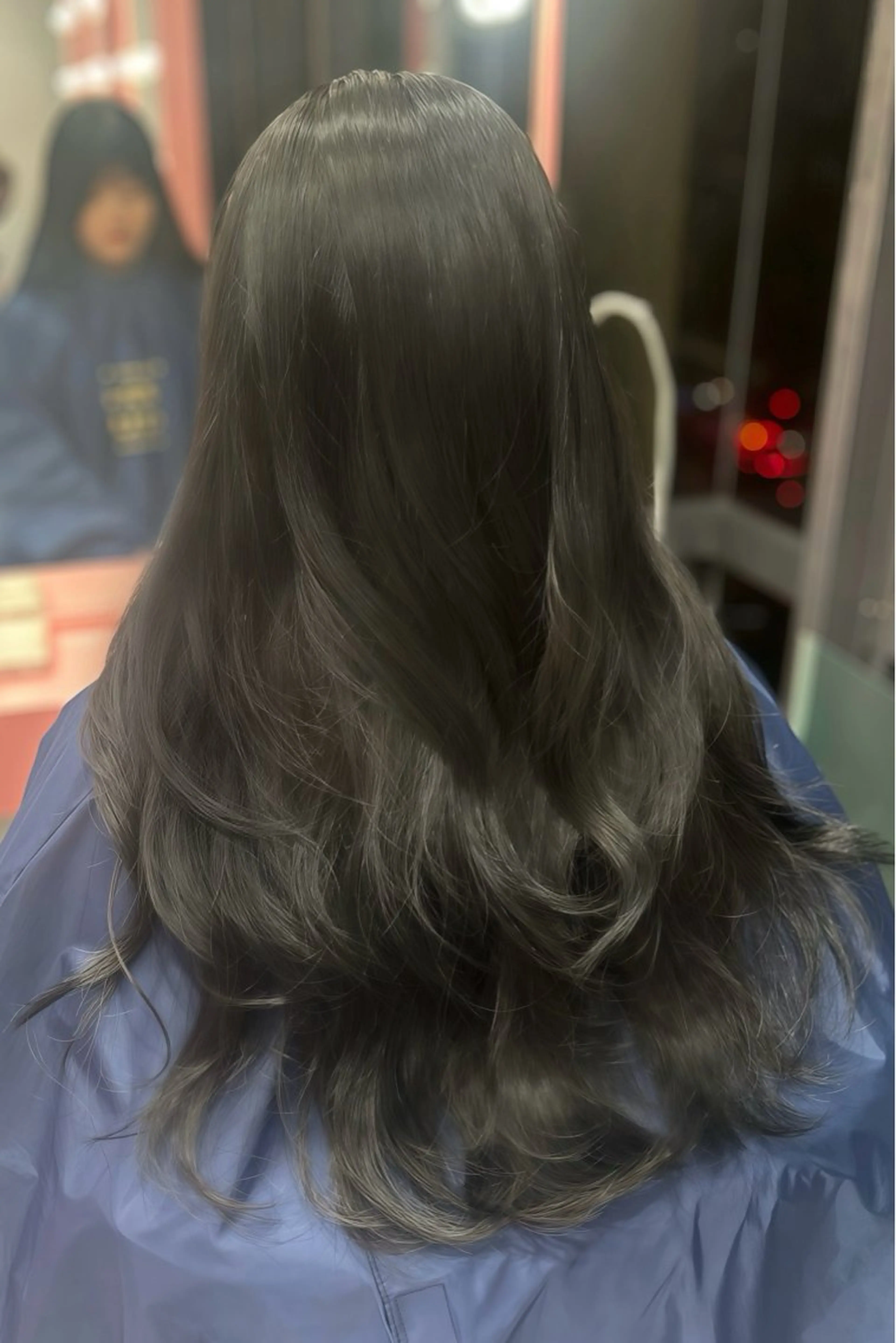セミロング カラー カット ヘアカラー トリートメント 表参道/ワンホンヘア SAAYA🖤のヘアスタイル