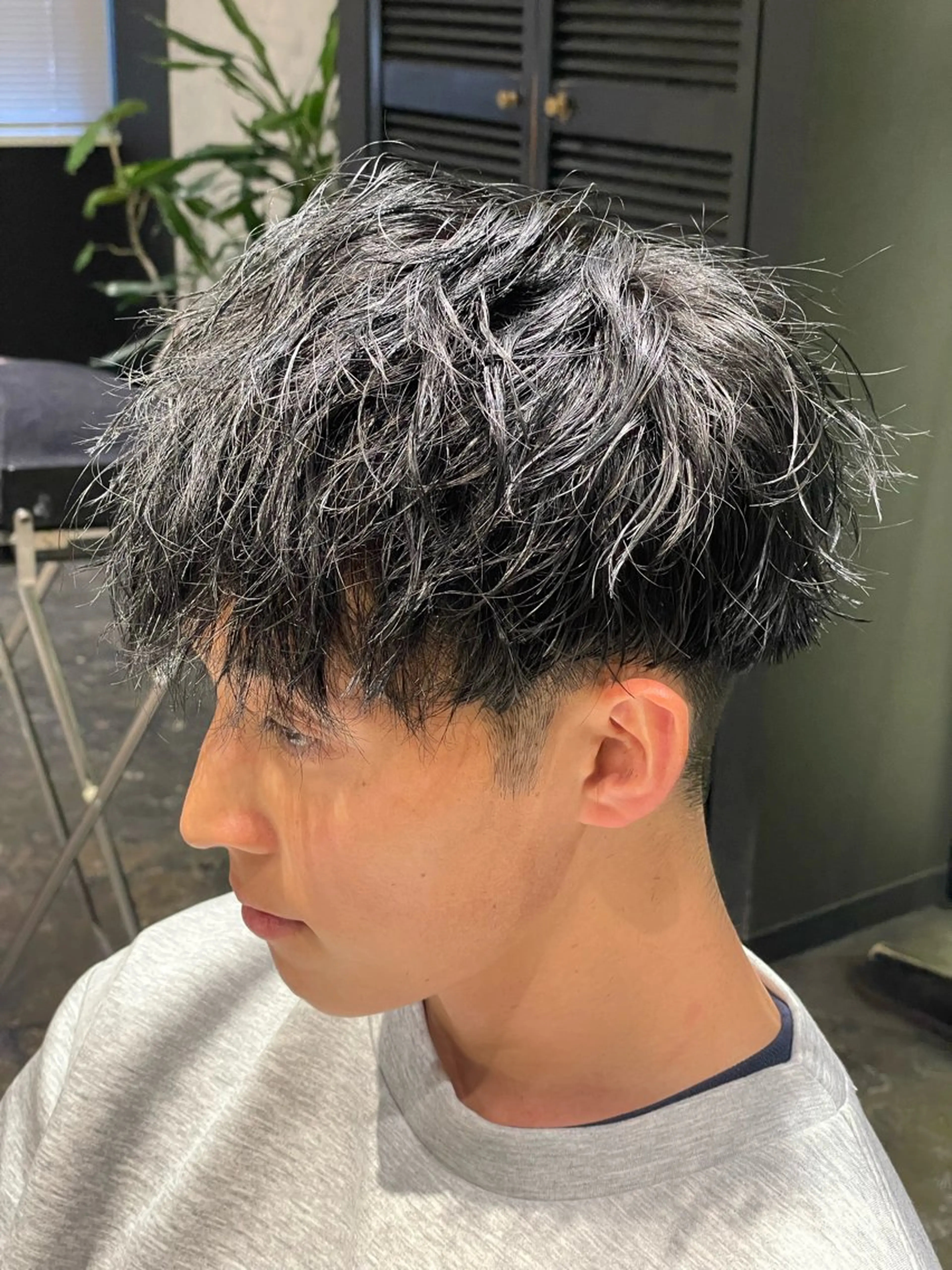 パーマ メンズ カット パーマ 💈メンズ職人 ルキト💈のヘアスタイル