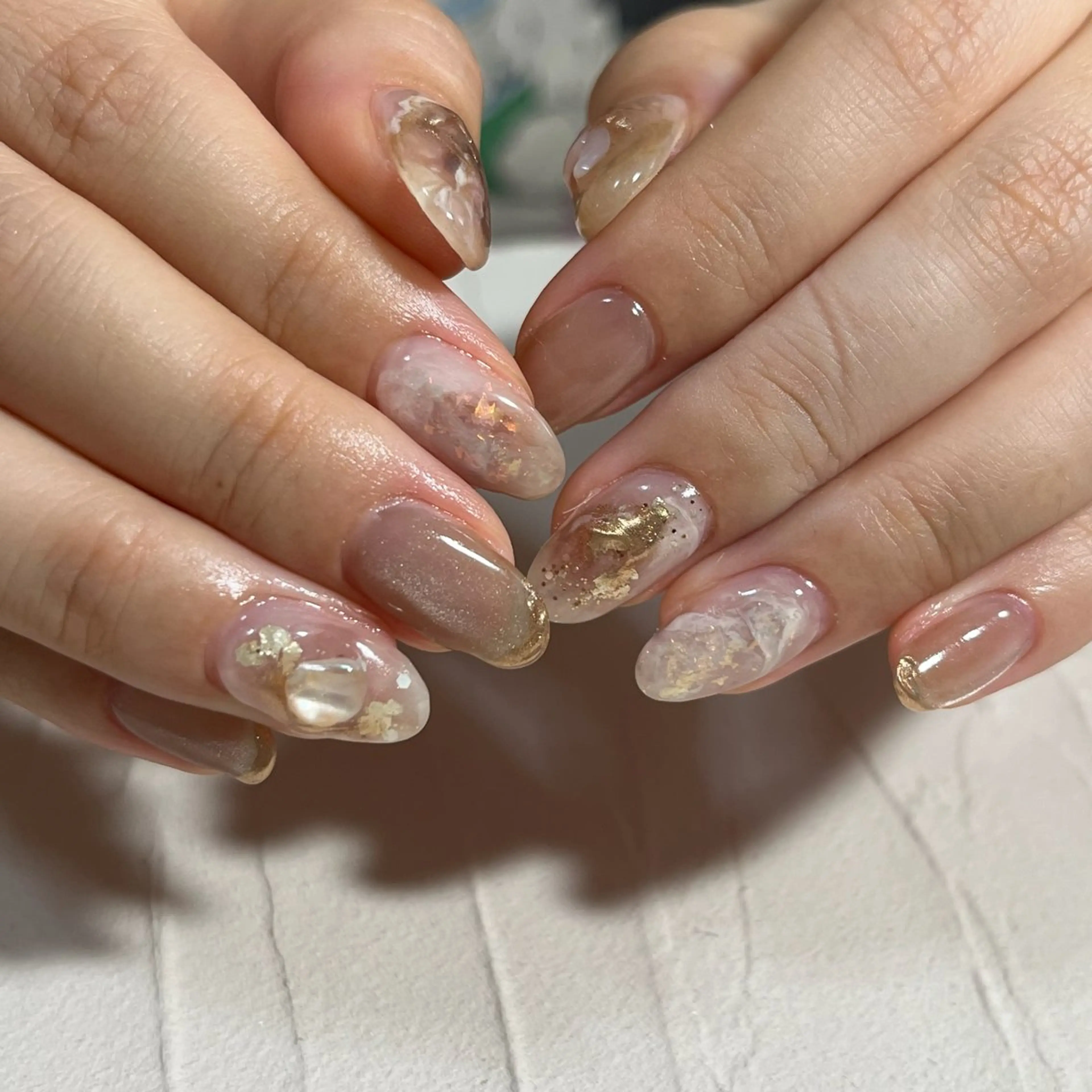 復活特別価格再来 奥行きニュアンスネイルの写真