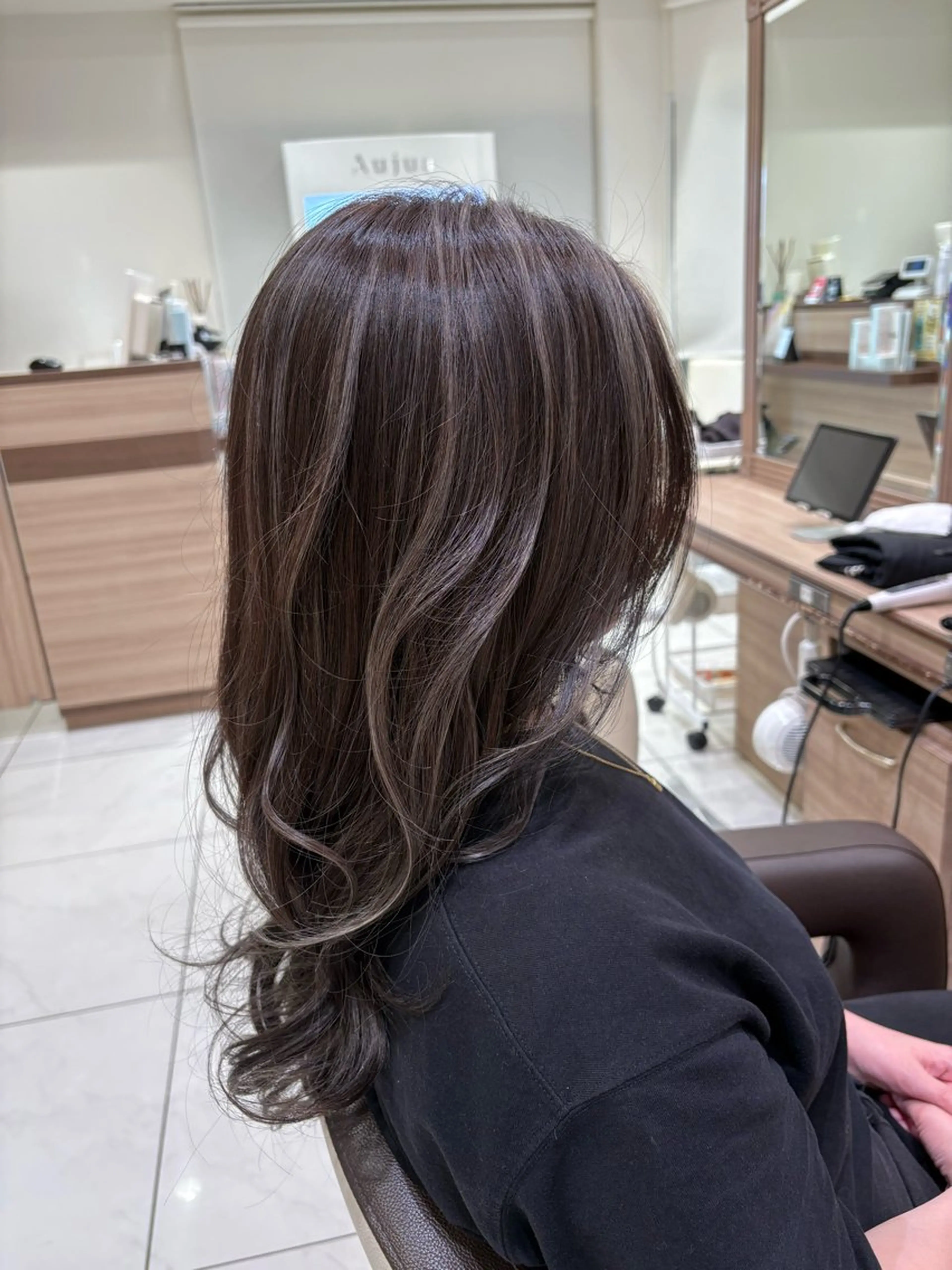 カラー ハイライトカラー Ash 二子玉川店 🐈‍⬛中溝有紗🎀のヘアスタイル